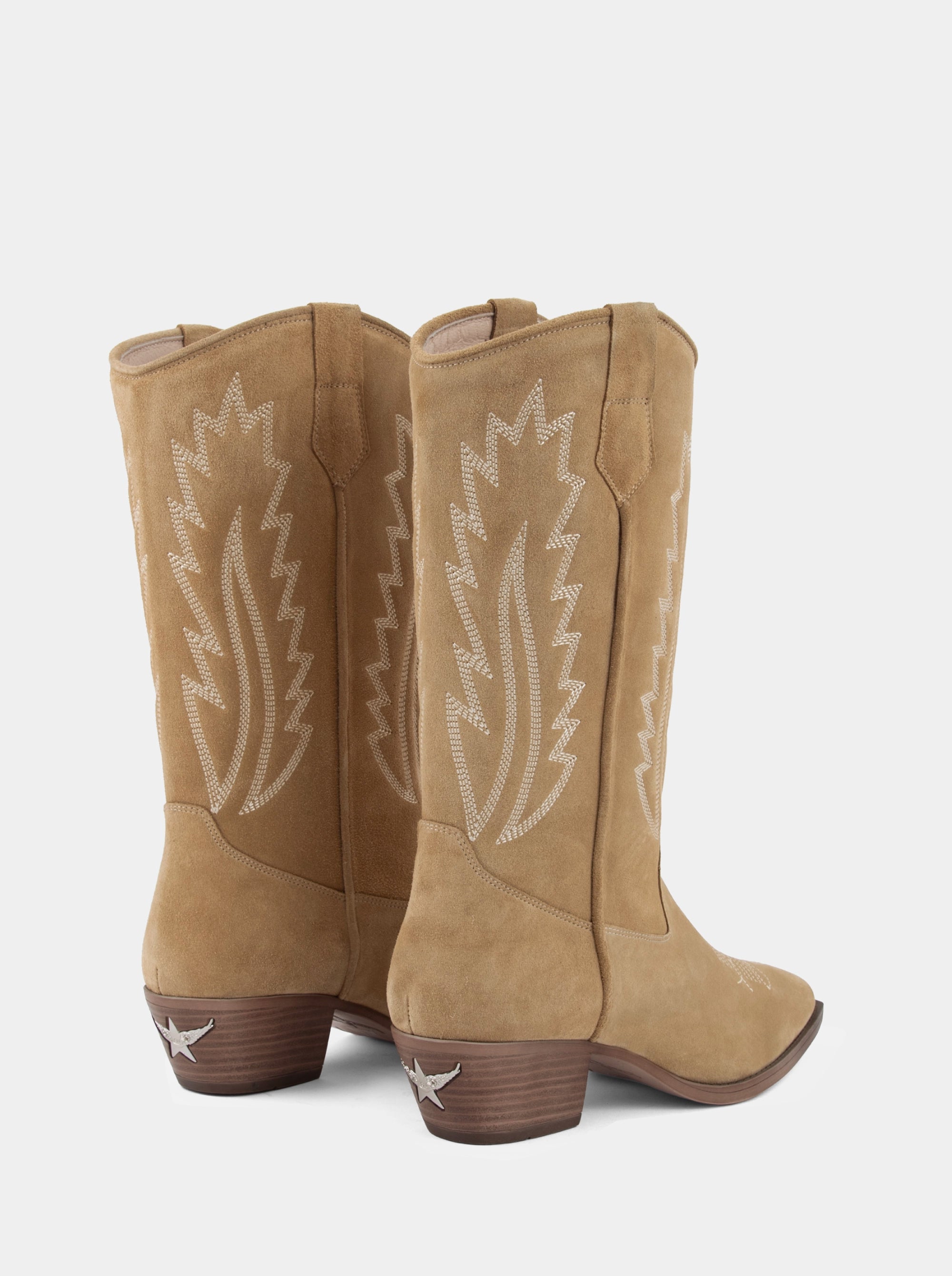 WEST MAS CAMEL SUEDE BOOTS