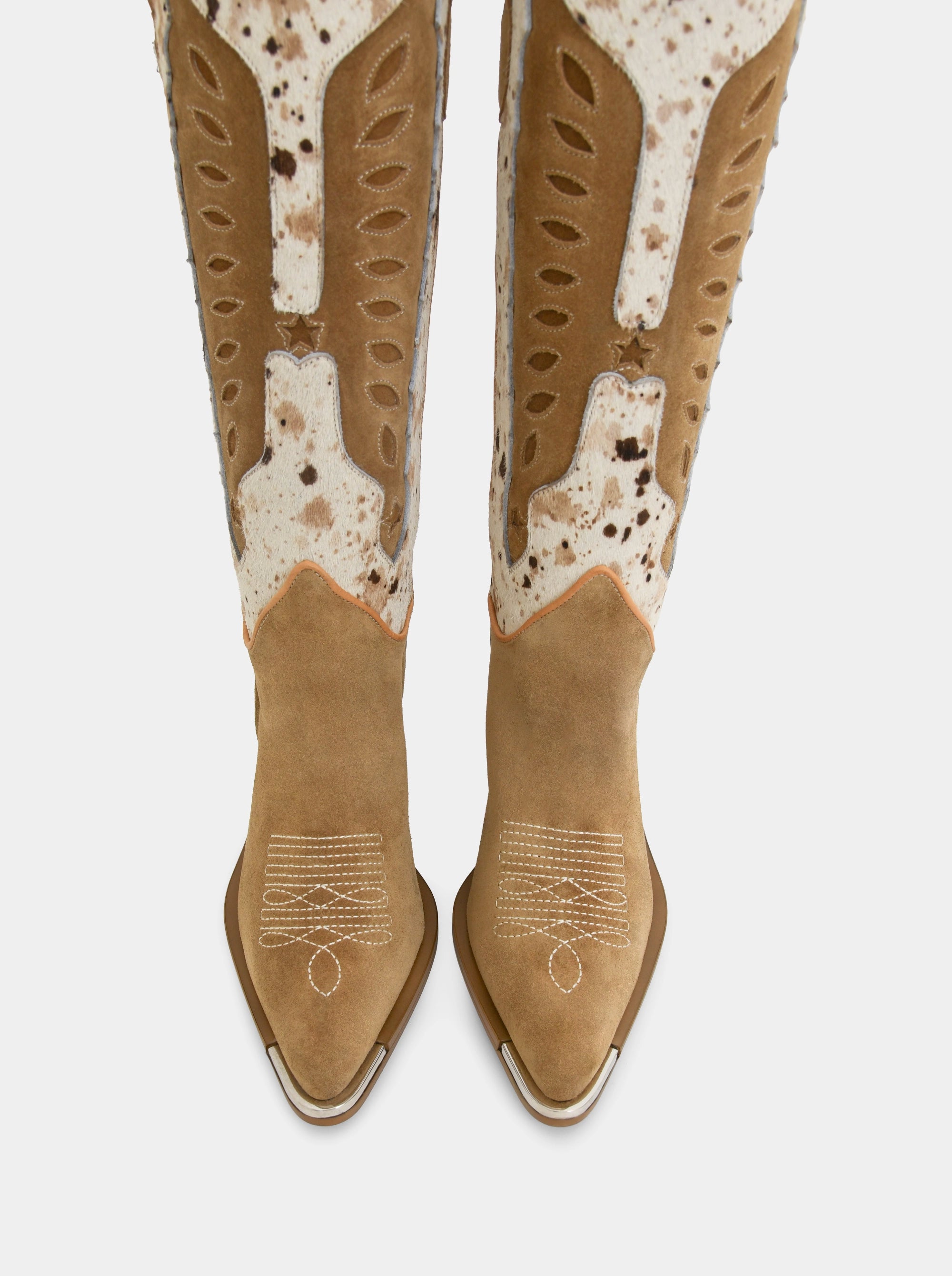 WINGS ANIMALIER BROWN-MULTICOLOR BOOTS