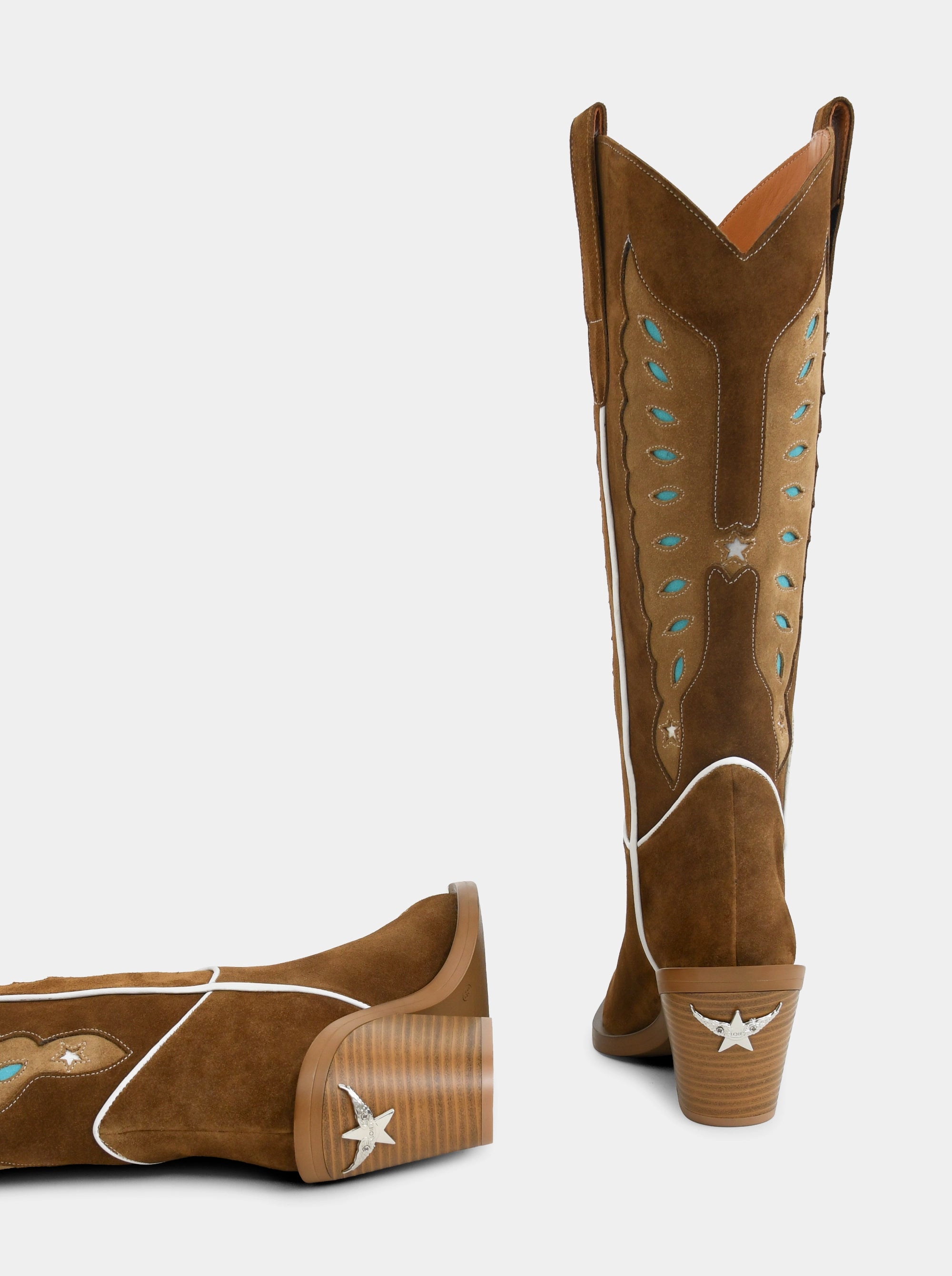 WINGS TABACCO SUEDE BOOTS