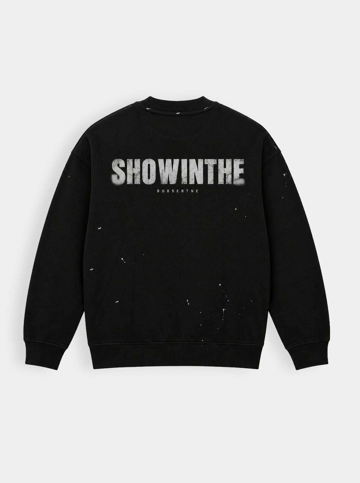 TX-111 BLACK PRINTED SWEATSHIRT
