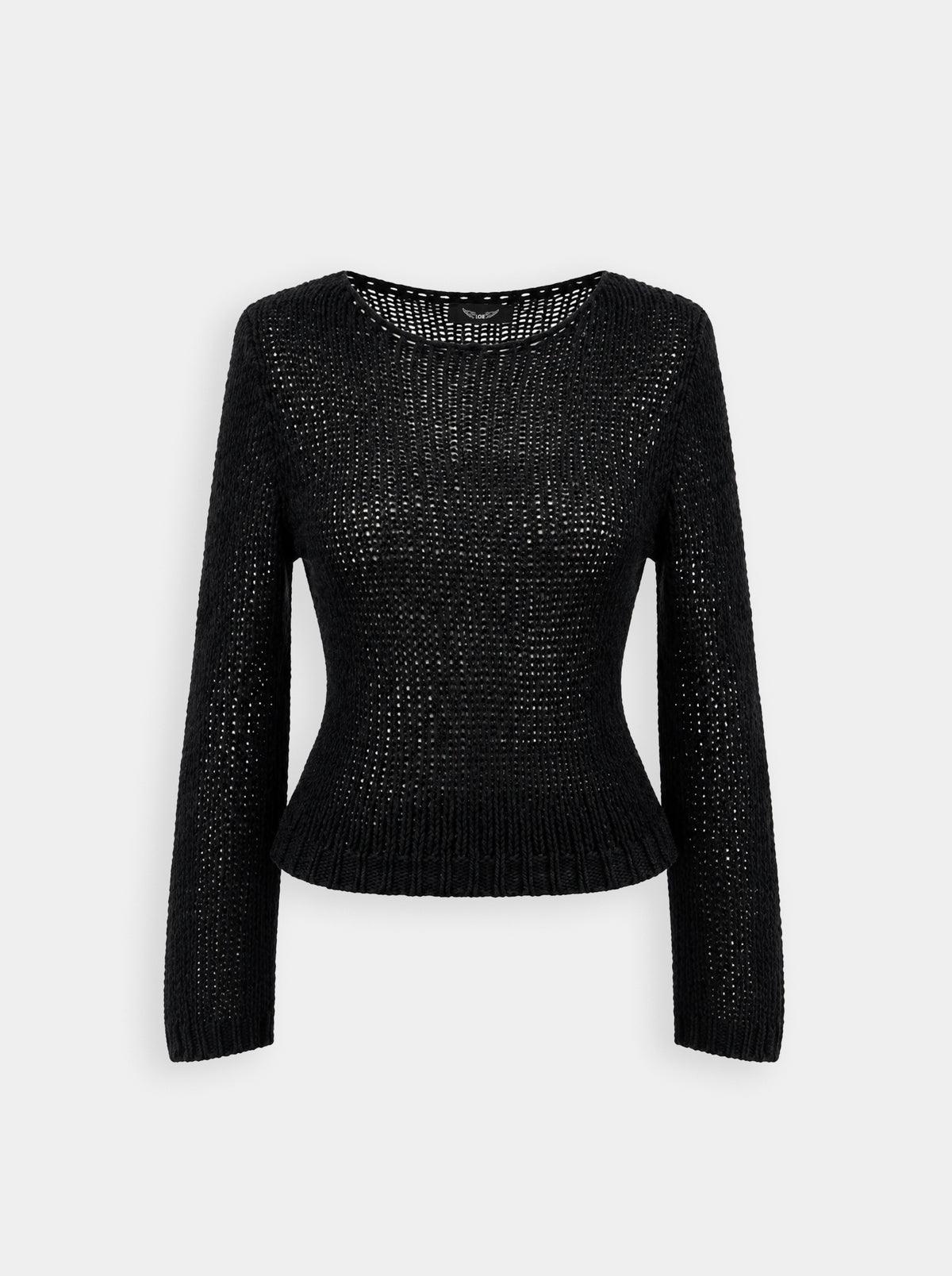 TX-126 BLACK KNIT JUMPER