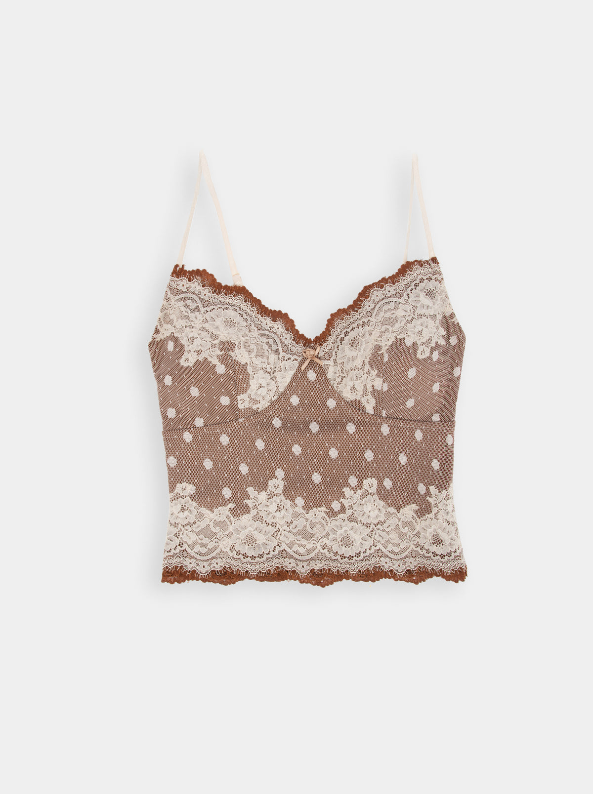 TX-132 WHITE LACE BUSTIER