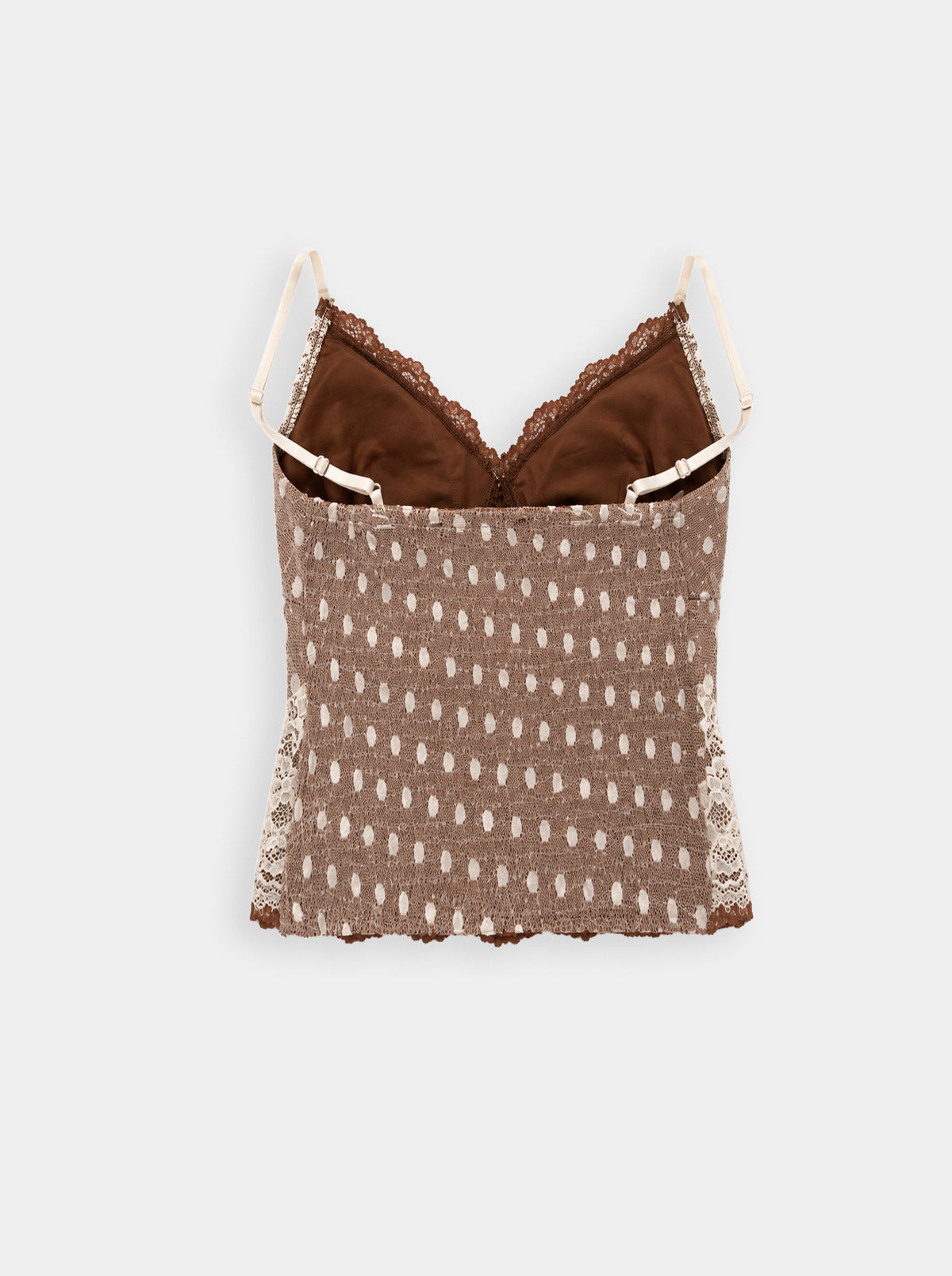 TX-132 WHITE LACE BUSTIER