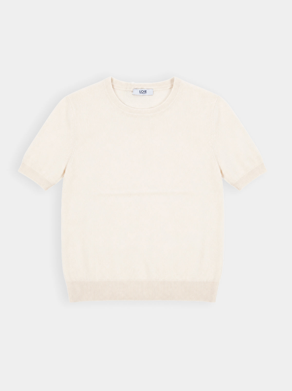 TX-140 WHITE CASHMERE SWEATER