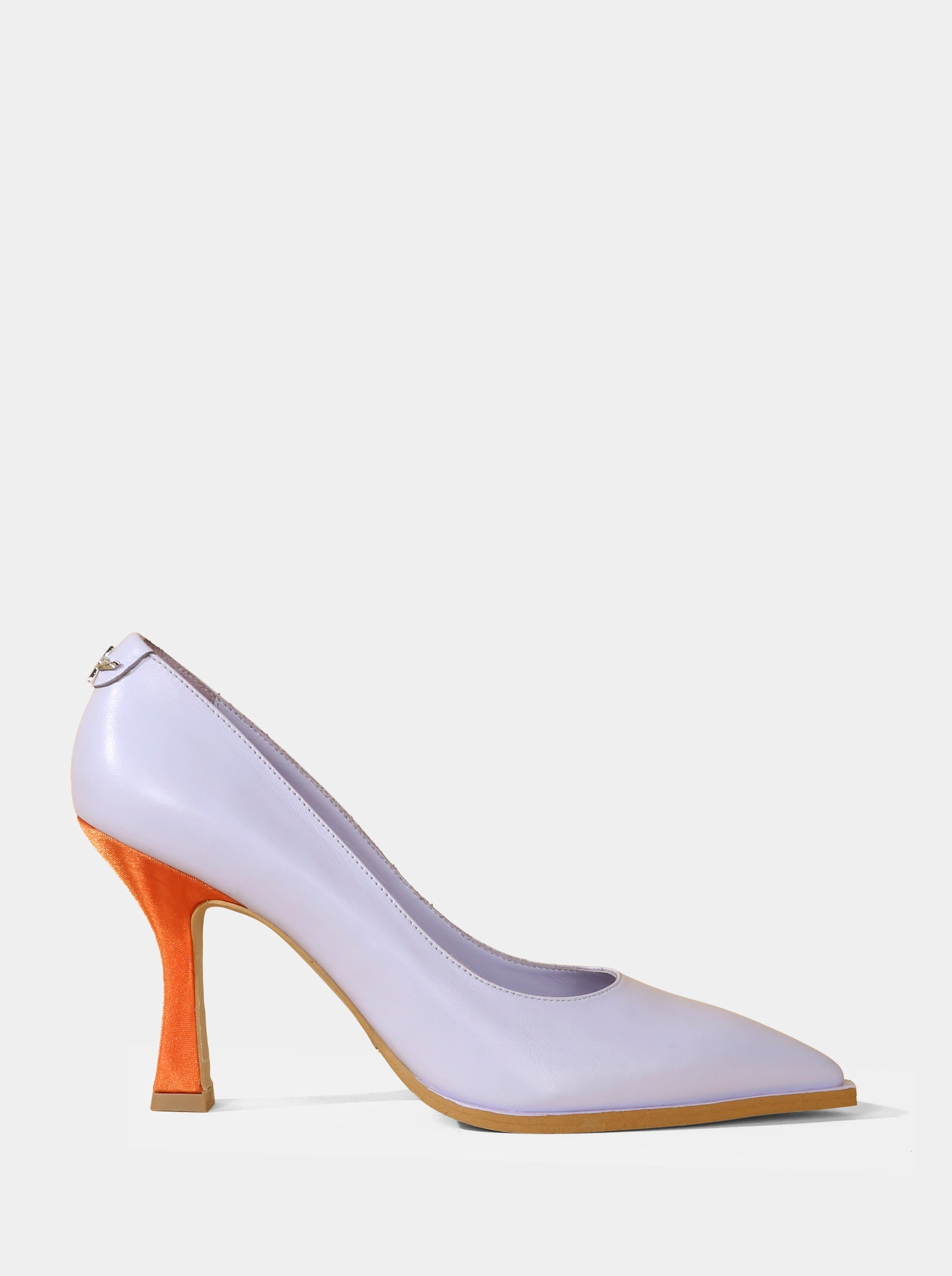 SM-54 ZOE LILAC LEATHER  PUMPS