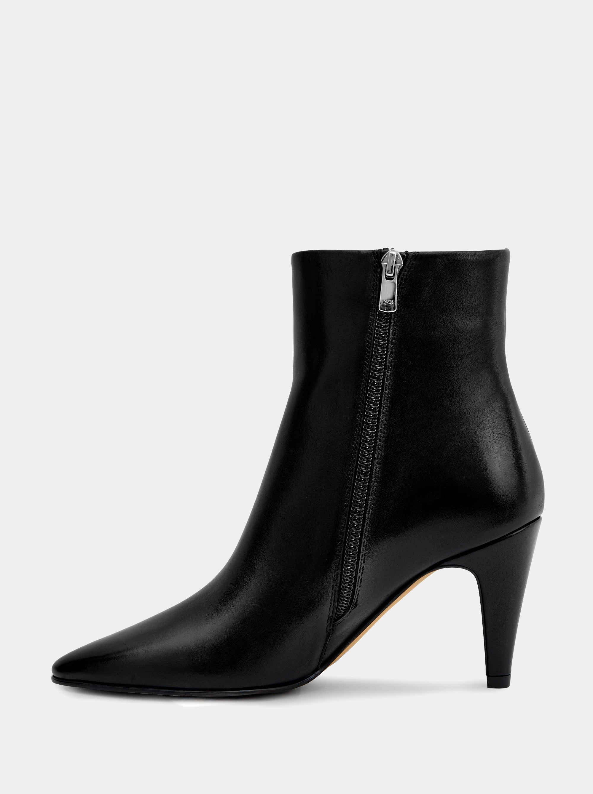 MOON BLACK LEATHER BOOTIES