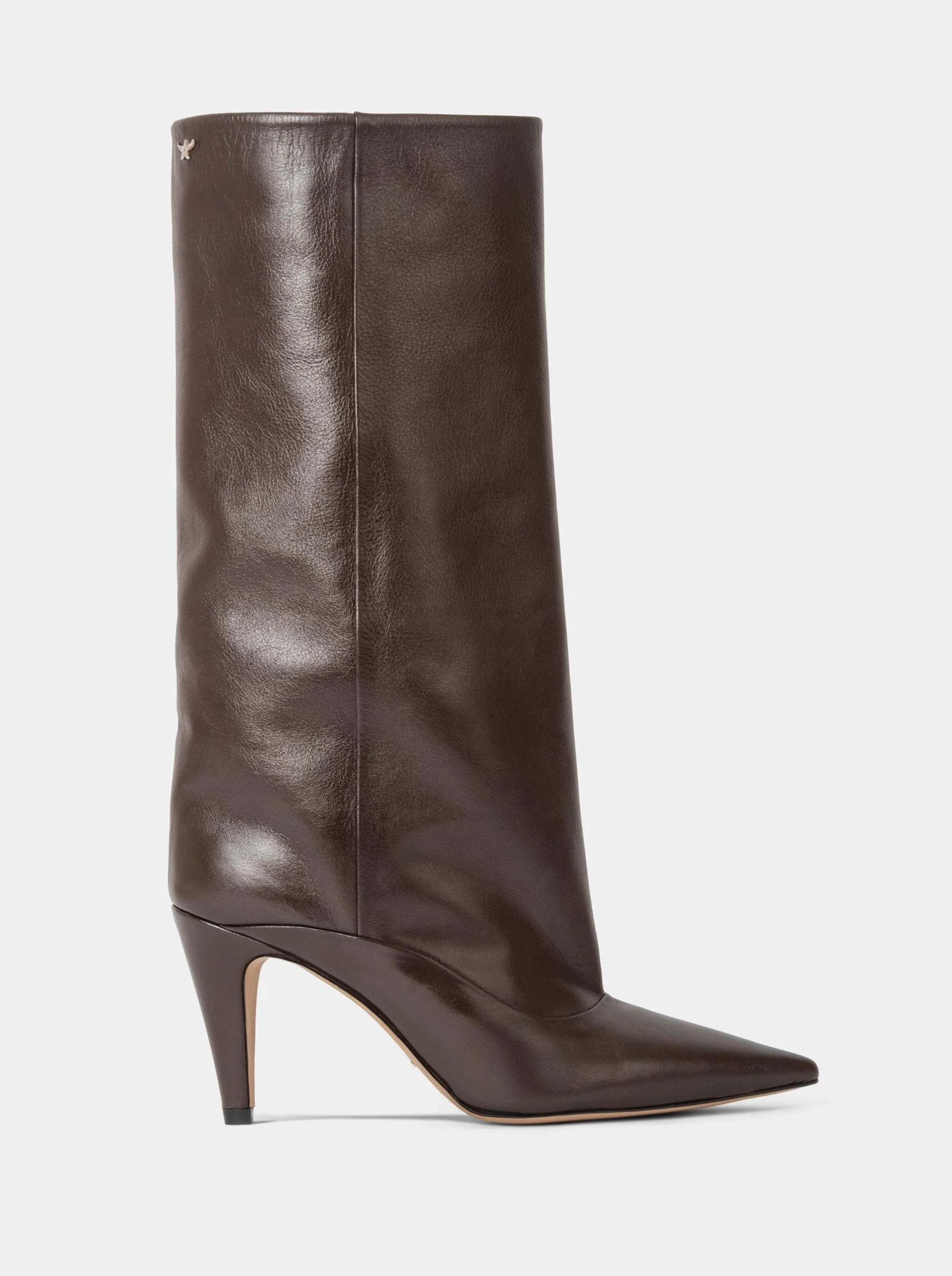 HAILEY BROWN LEATHER BOOTS