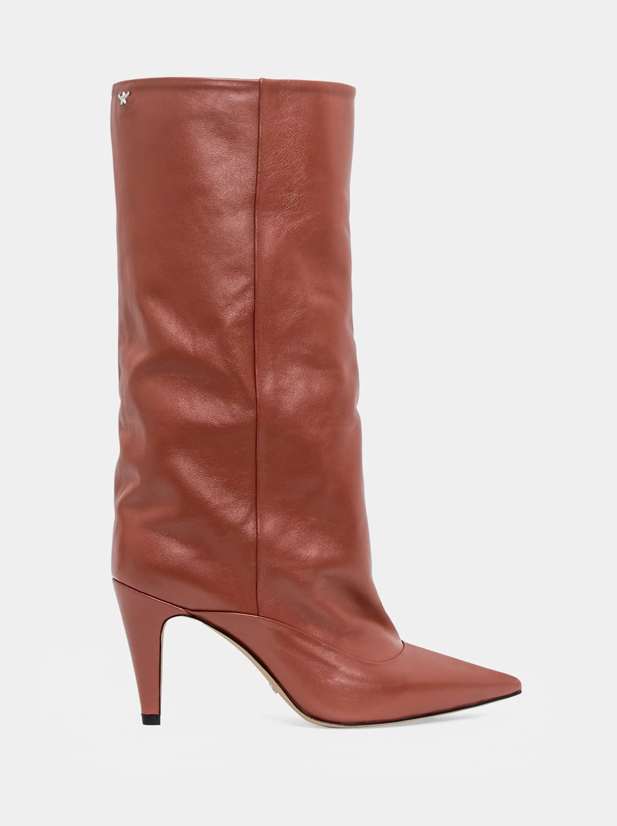 HAILEY TERRA COTTA LEATHER BOOTS