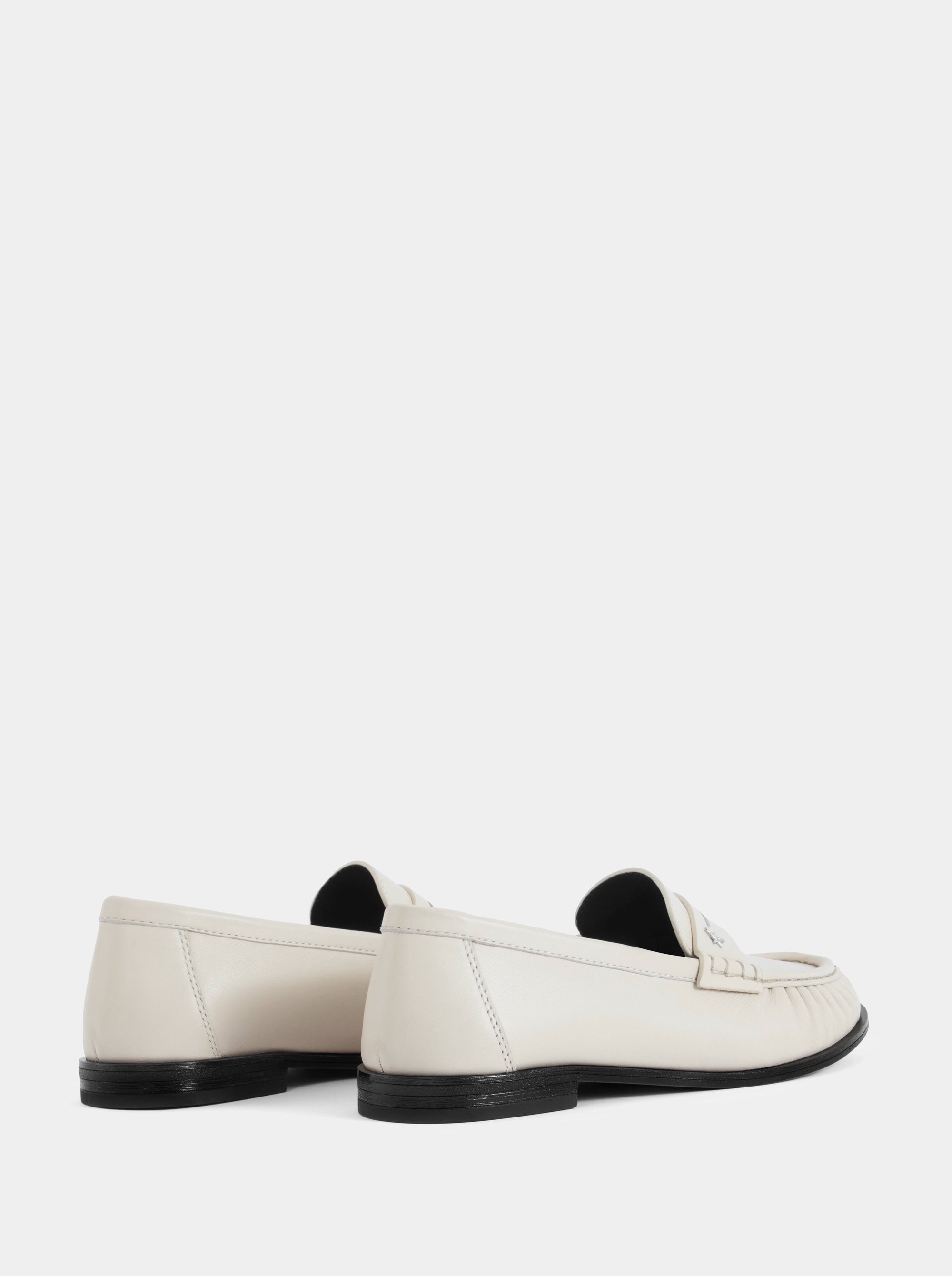DROP BEIGE LETHER SHOES