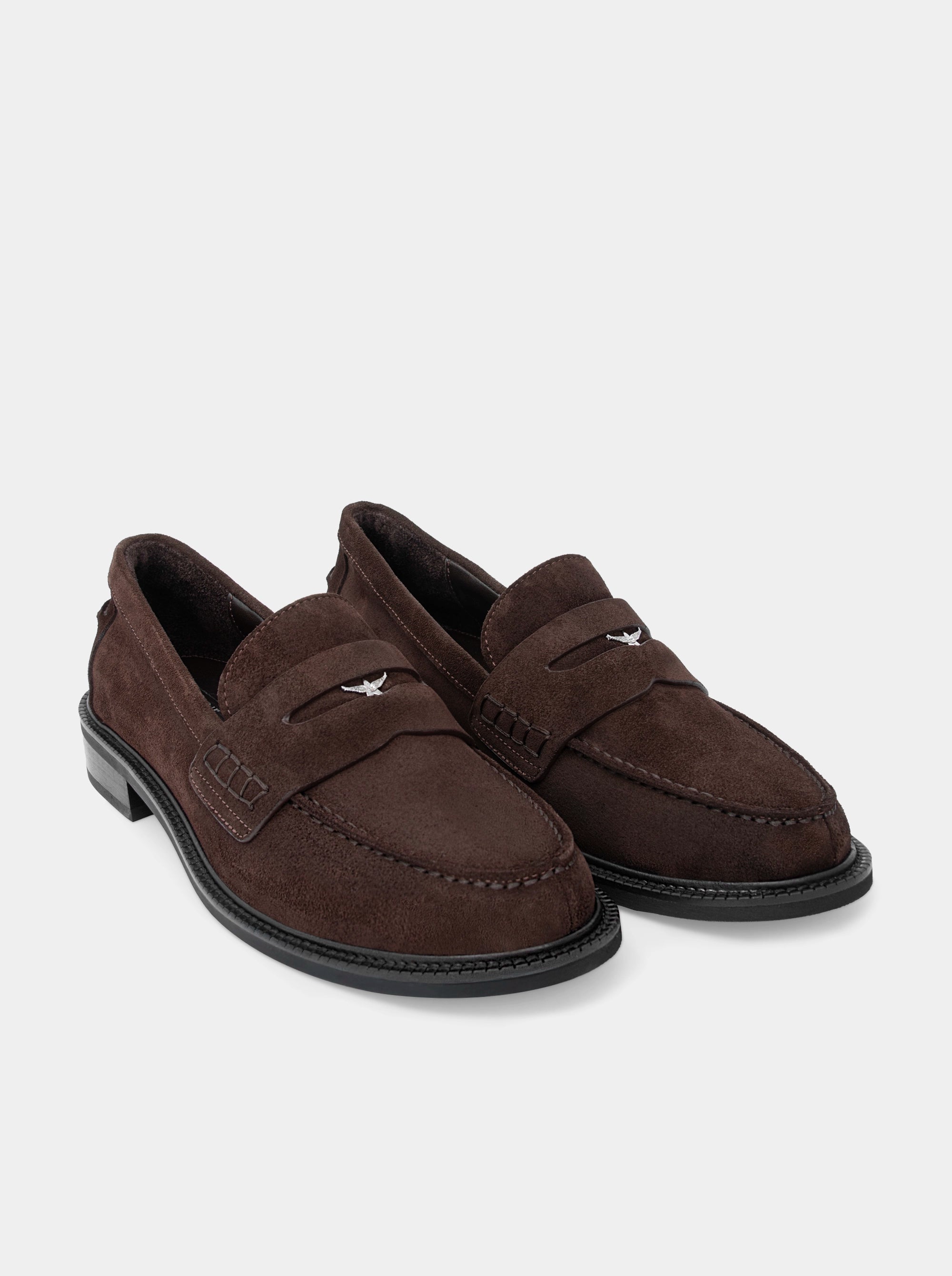 SANSA BLACK BRUSHED SHOES