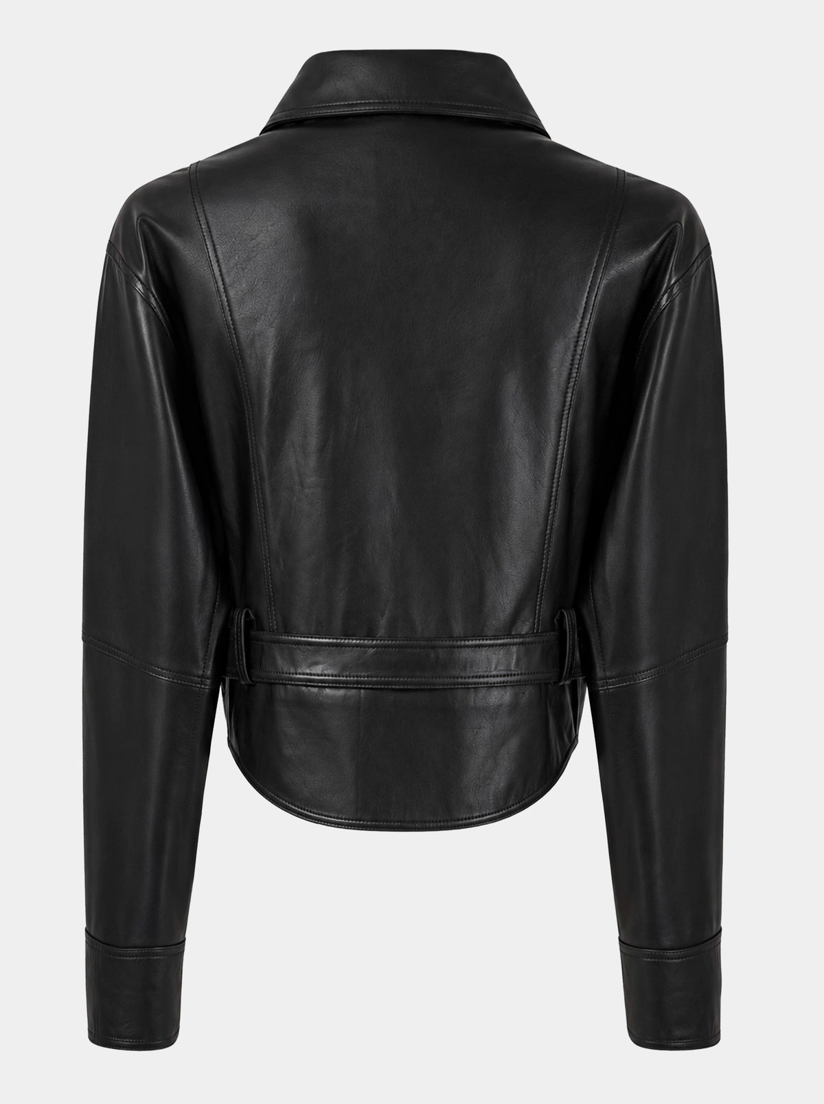 ADRIEN BLACK LEATHER JACKET