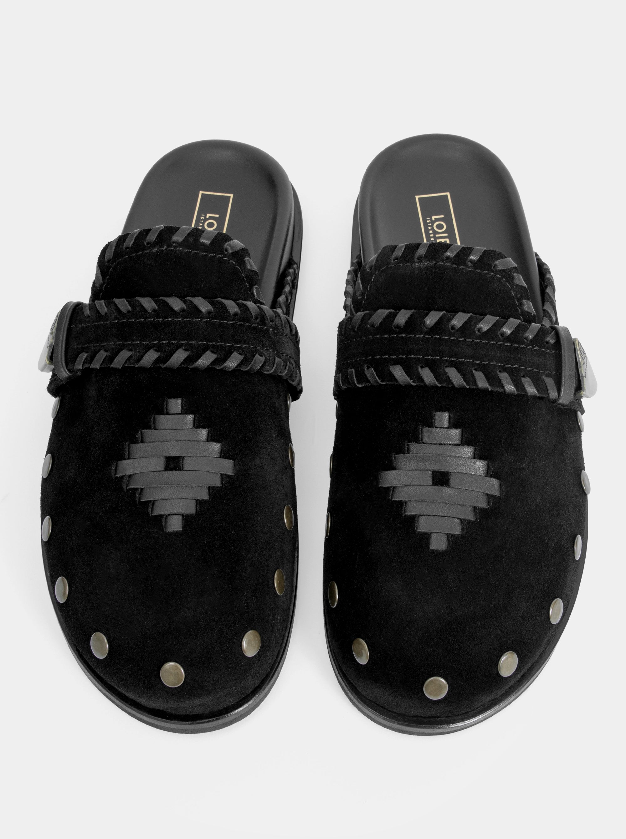 SUN BURGUNDY SUEDE MULES SLIPPERS