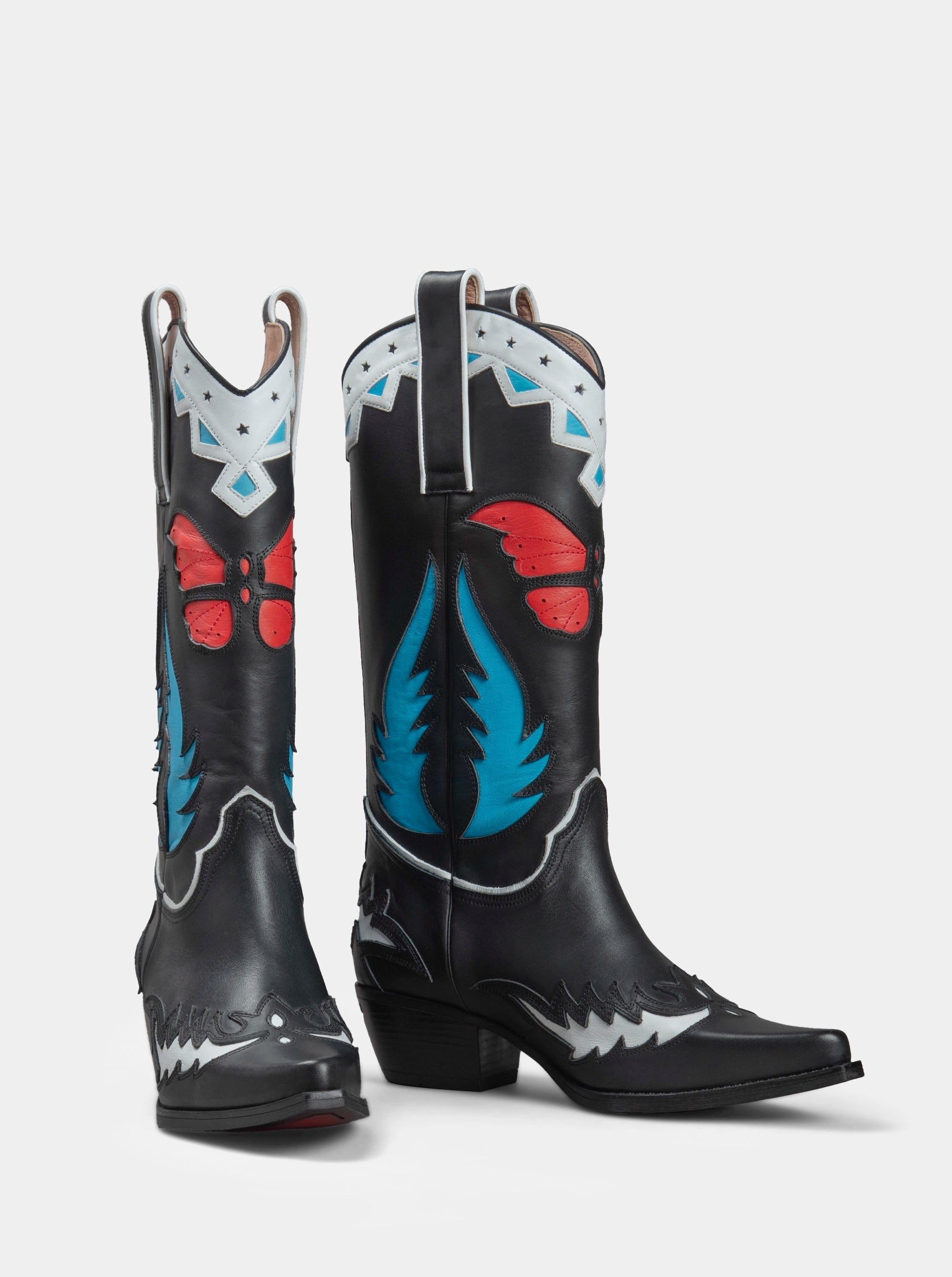 ANGEL MULTI COLOR COWBOY BOOTS