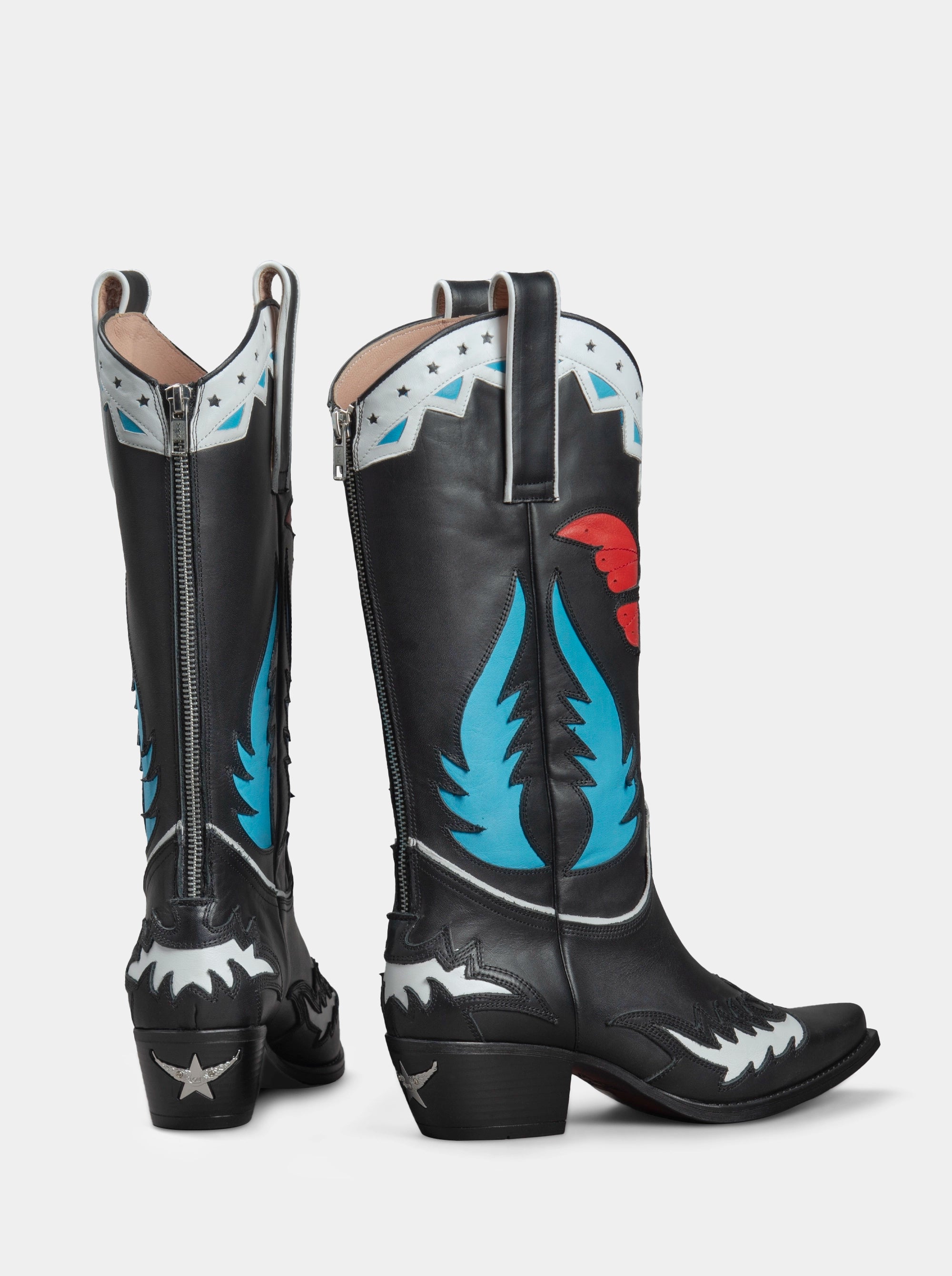 ANGEL MULTI COLOR COWBOY BOOTS