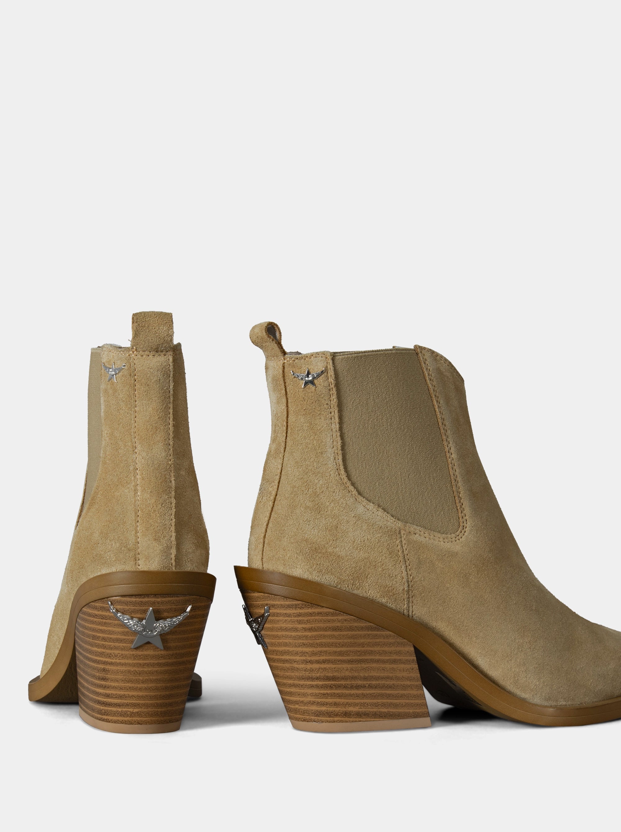 BELLINI CAMEL SUEDE BOOTIES