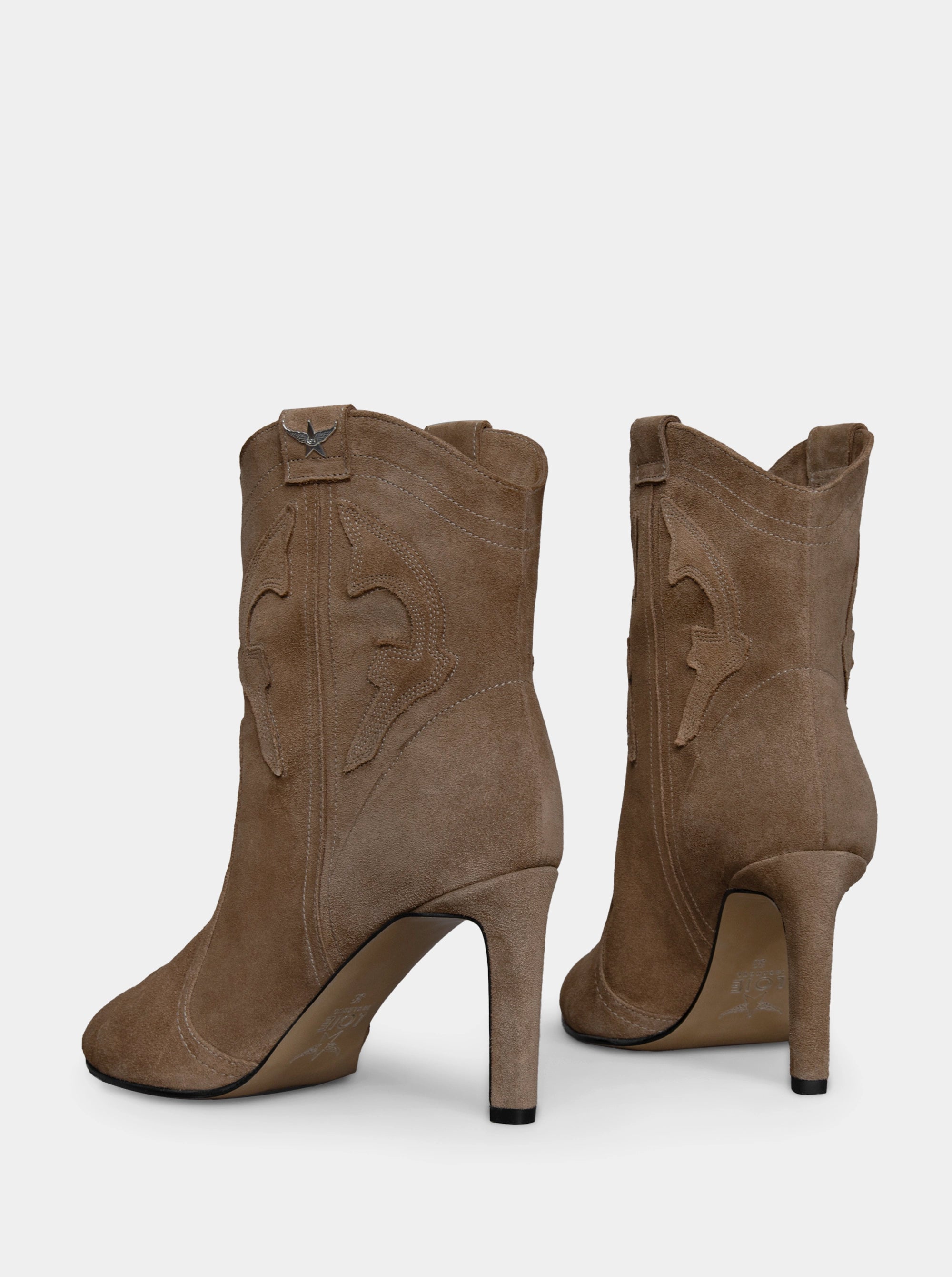 BLAIR BROWN SUEDE BOOTIES