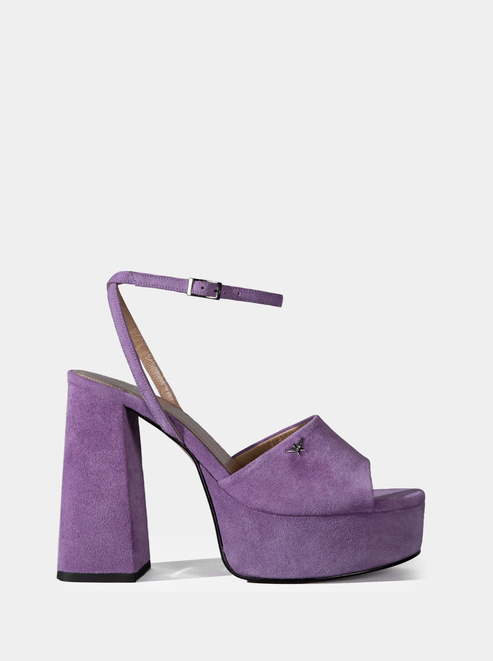 SM-72 BONITA LILAC SUEDE SANDALS