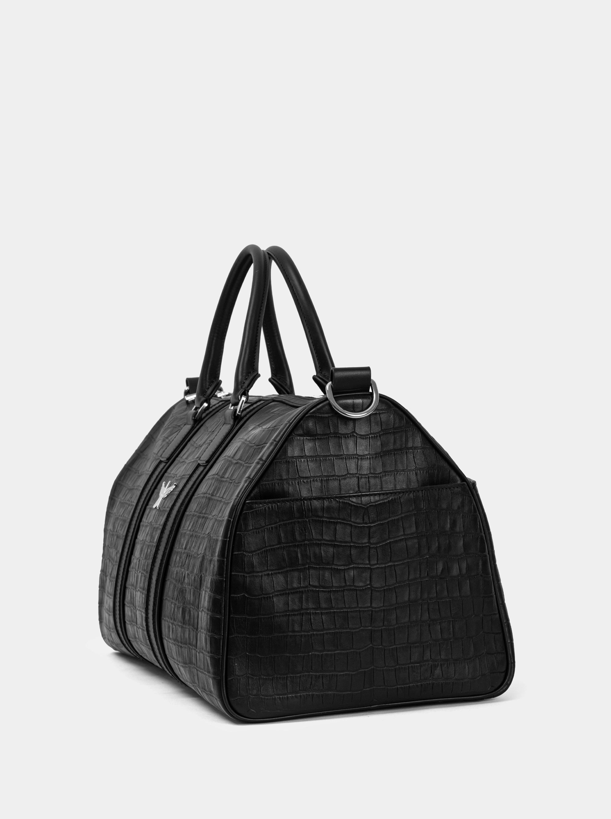BOWLE BLACK CROCO BAG