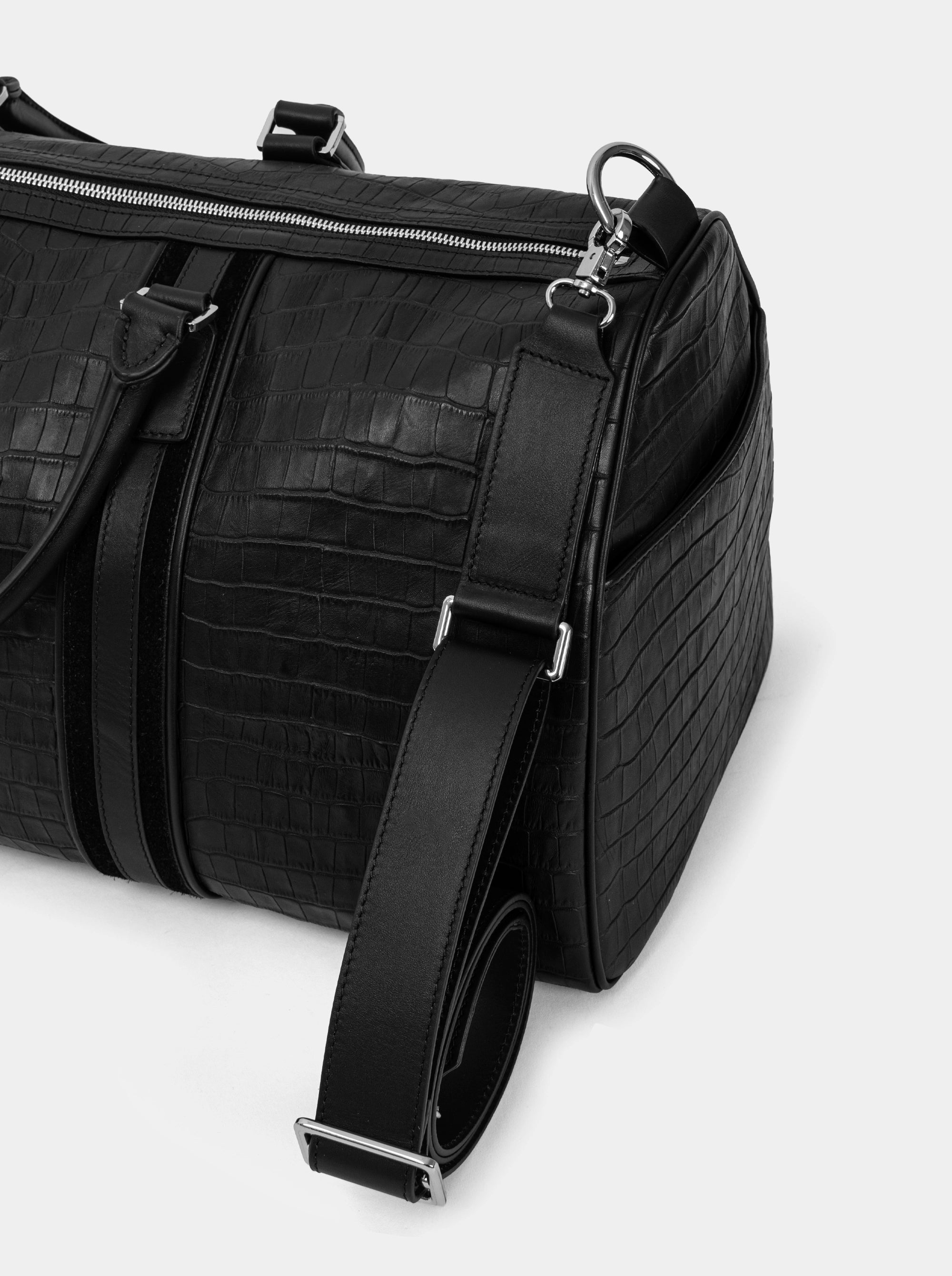 BOWLE BLACK CROCO BAG
