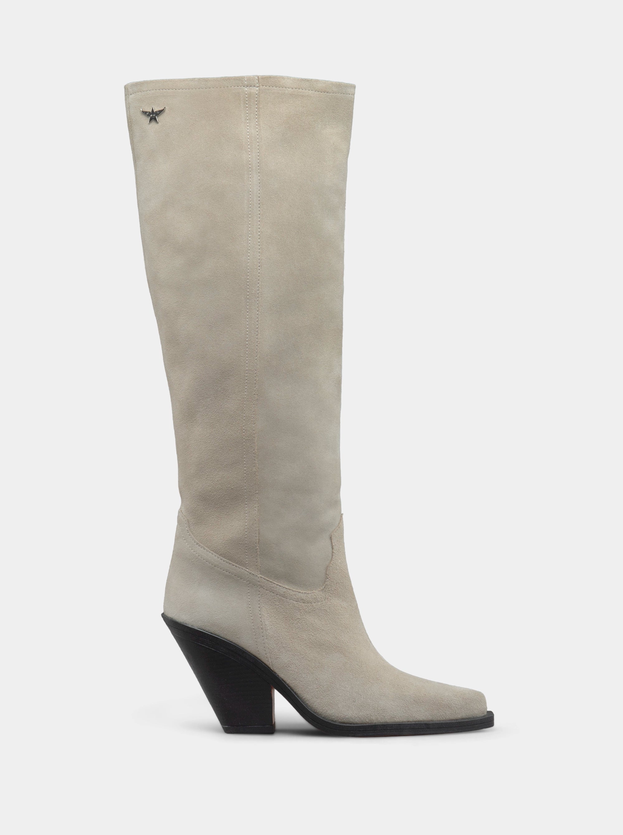 BRIEN BEIGE SUEDE BOOTS