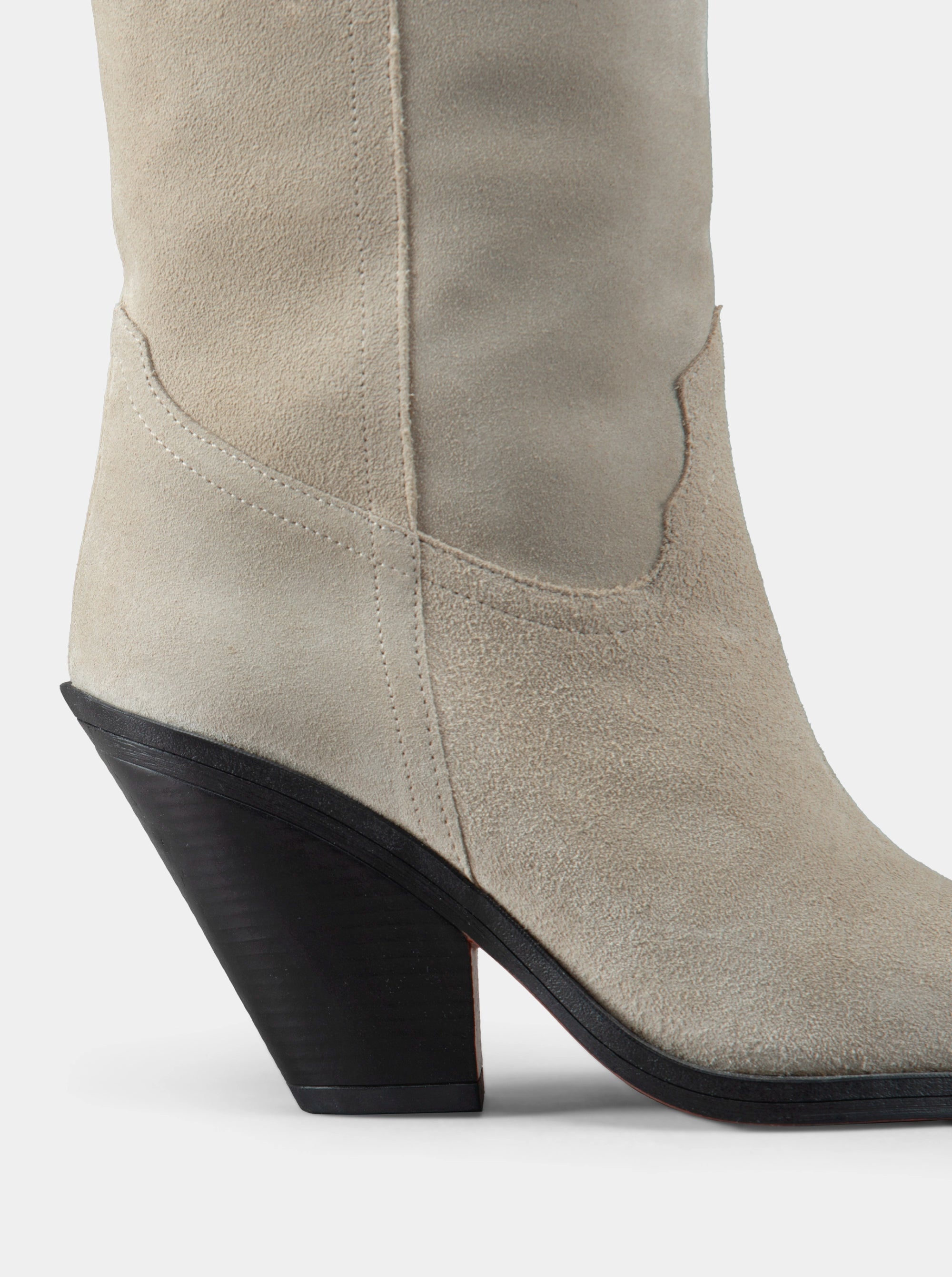 BRIEN BEIGE SUEDE BOOTS