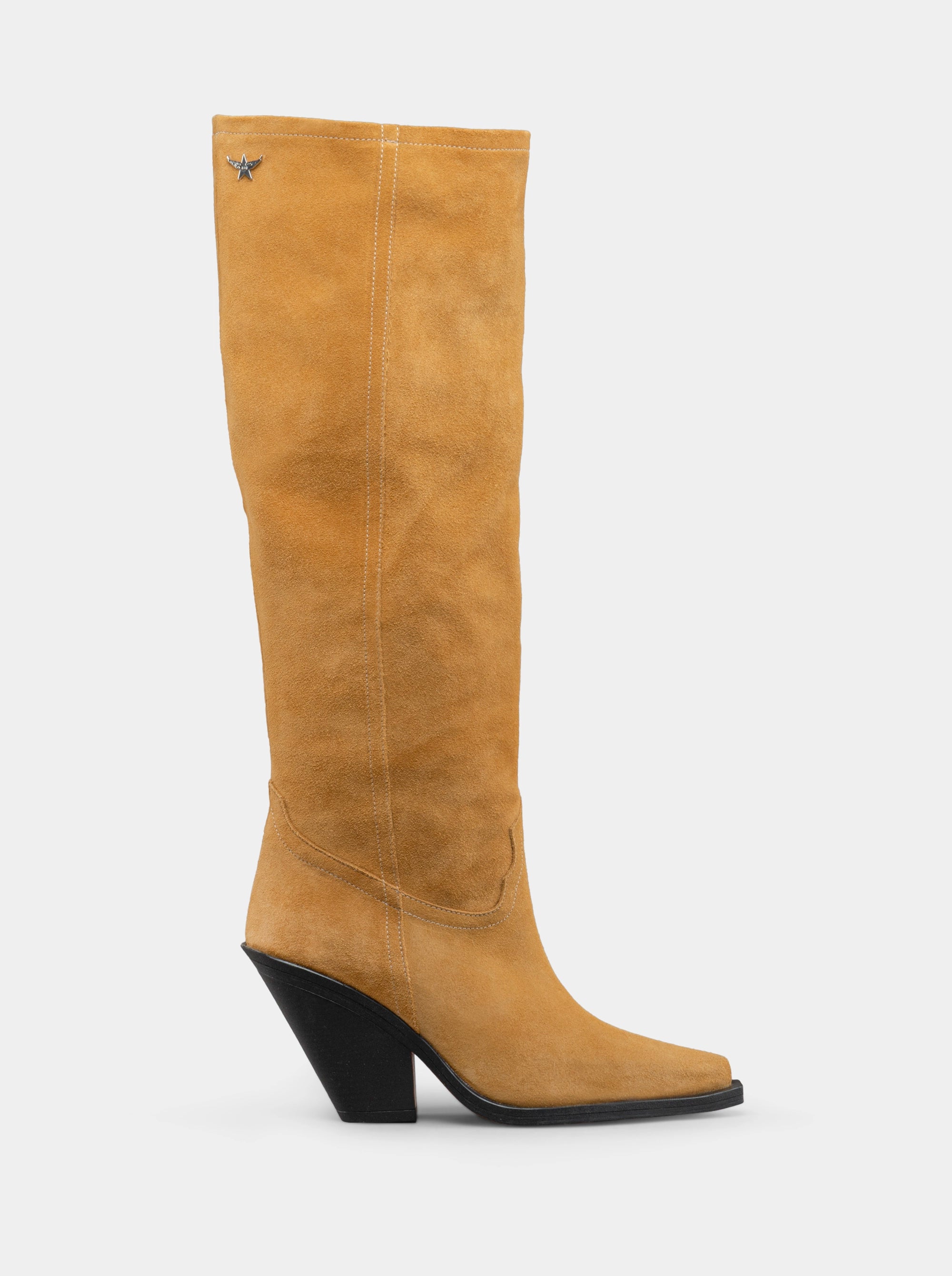 BRIEN CAMEL SUEDE BOOTS