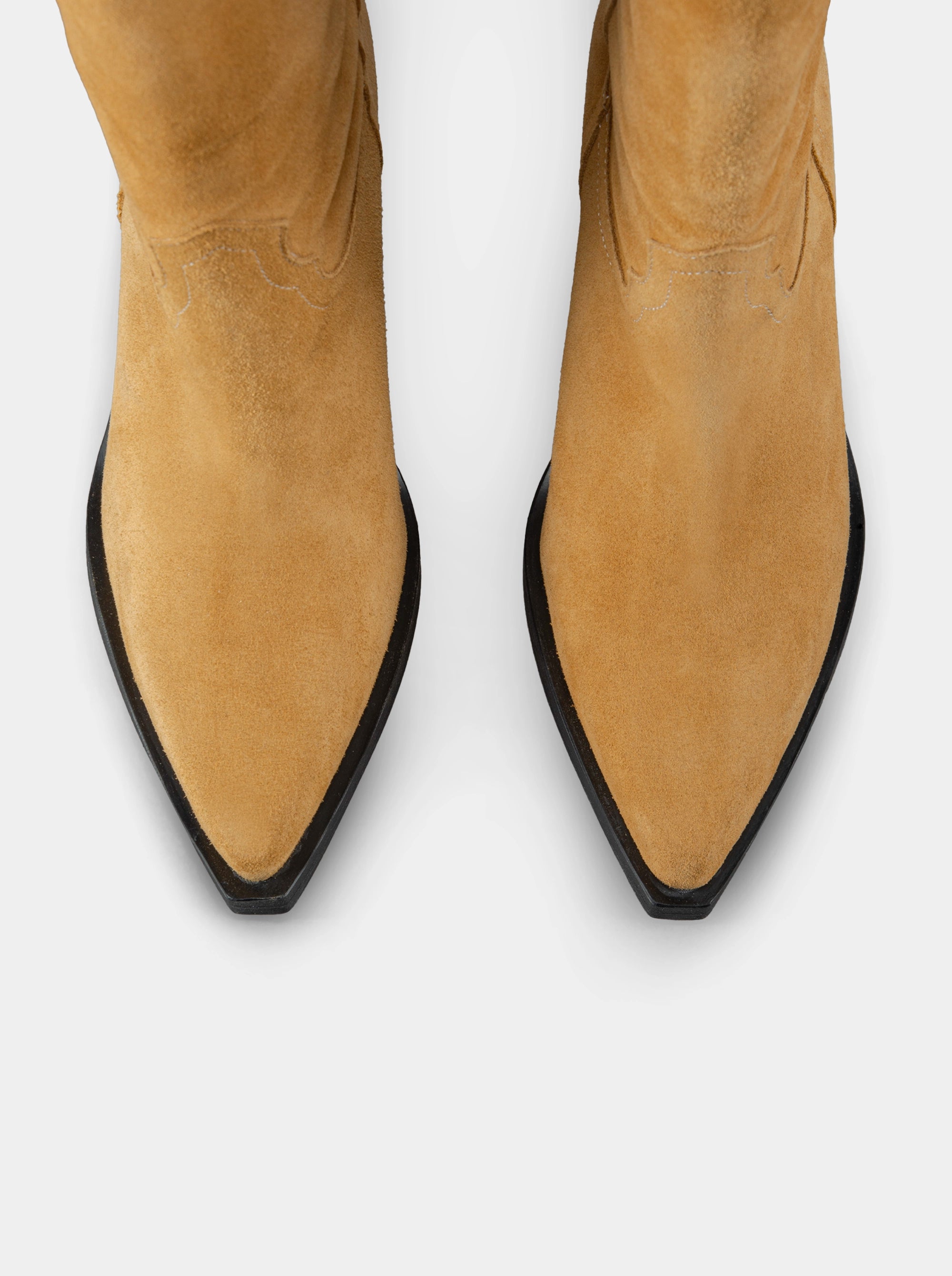 BRIEN CAMEL SUEDE BOOTS