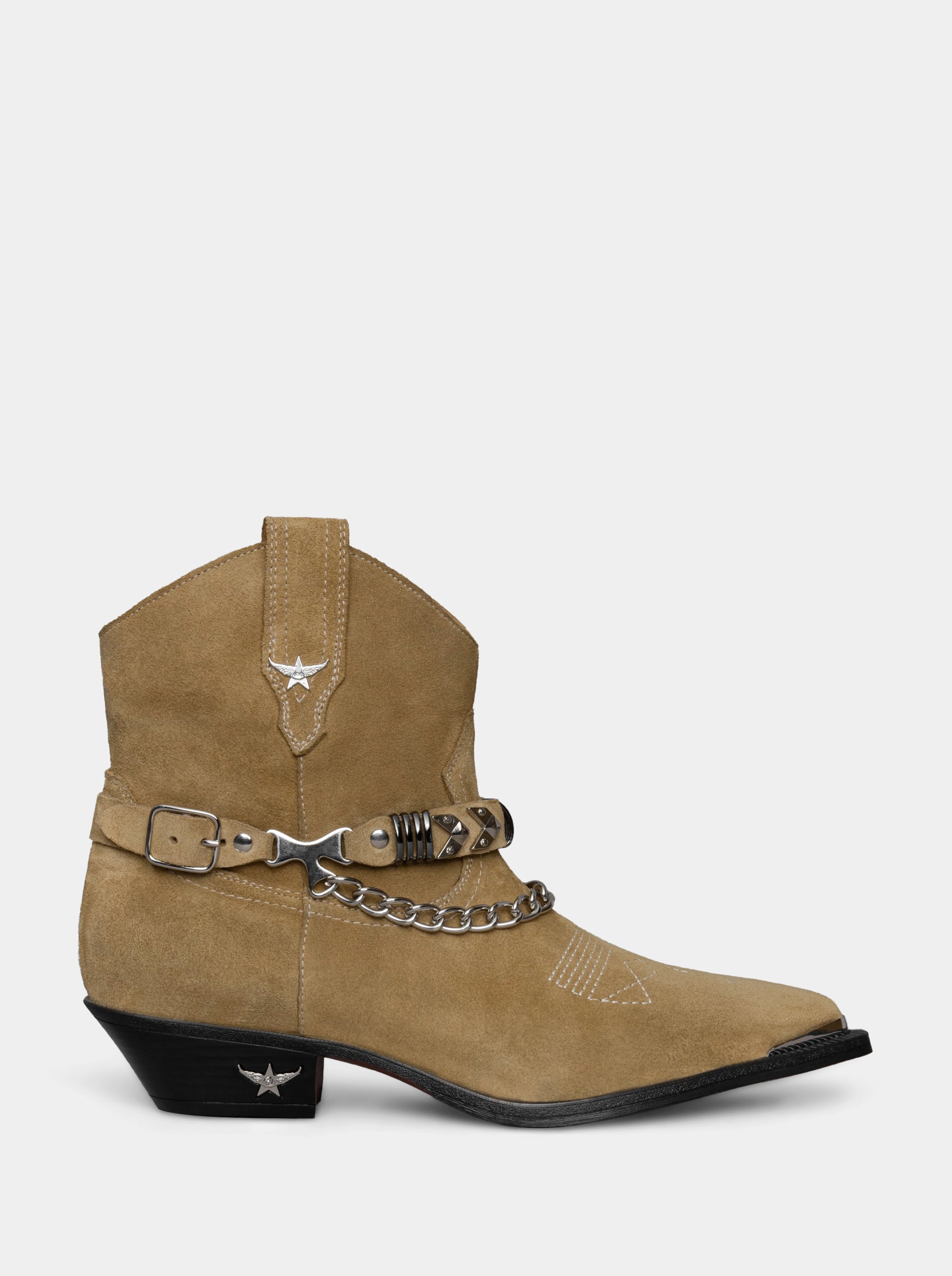 CAMILIA CAMEL SUEDE BOOTIES