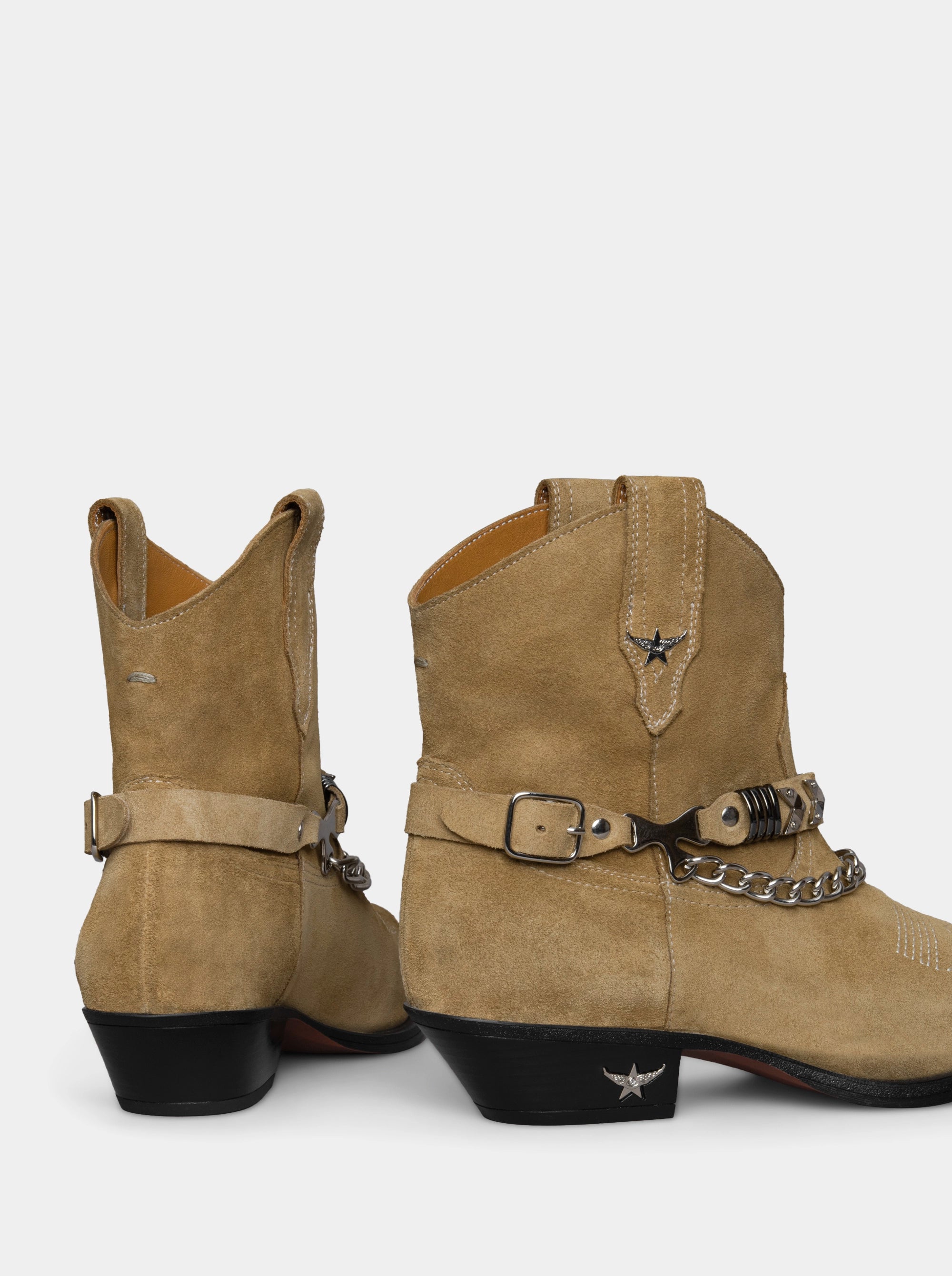 CAMILIA CAMEL SUEDE BOOTIES