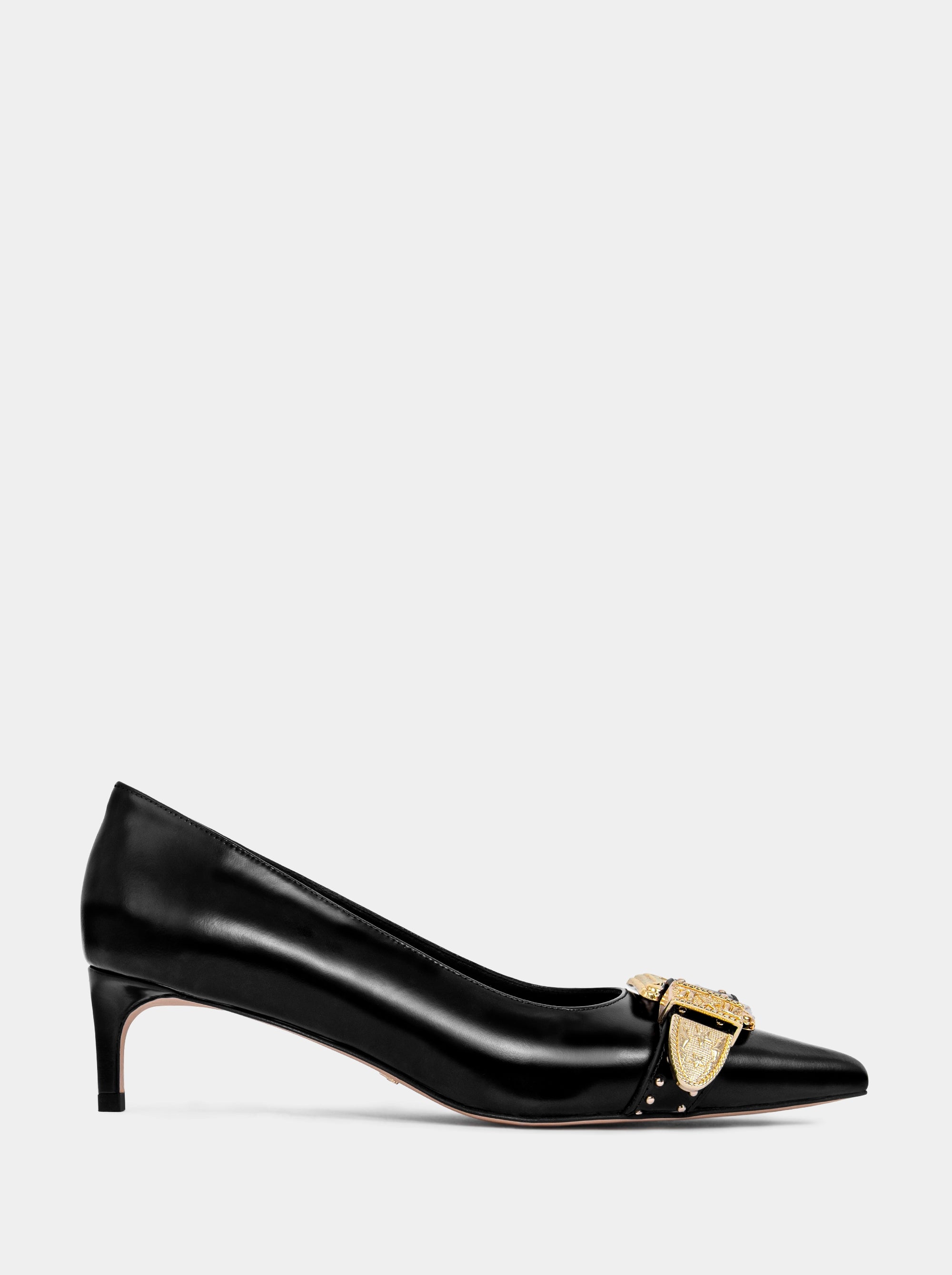 CHAO BLACK BRUSHED PUMPS