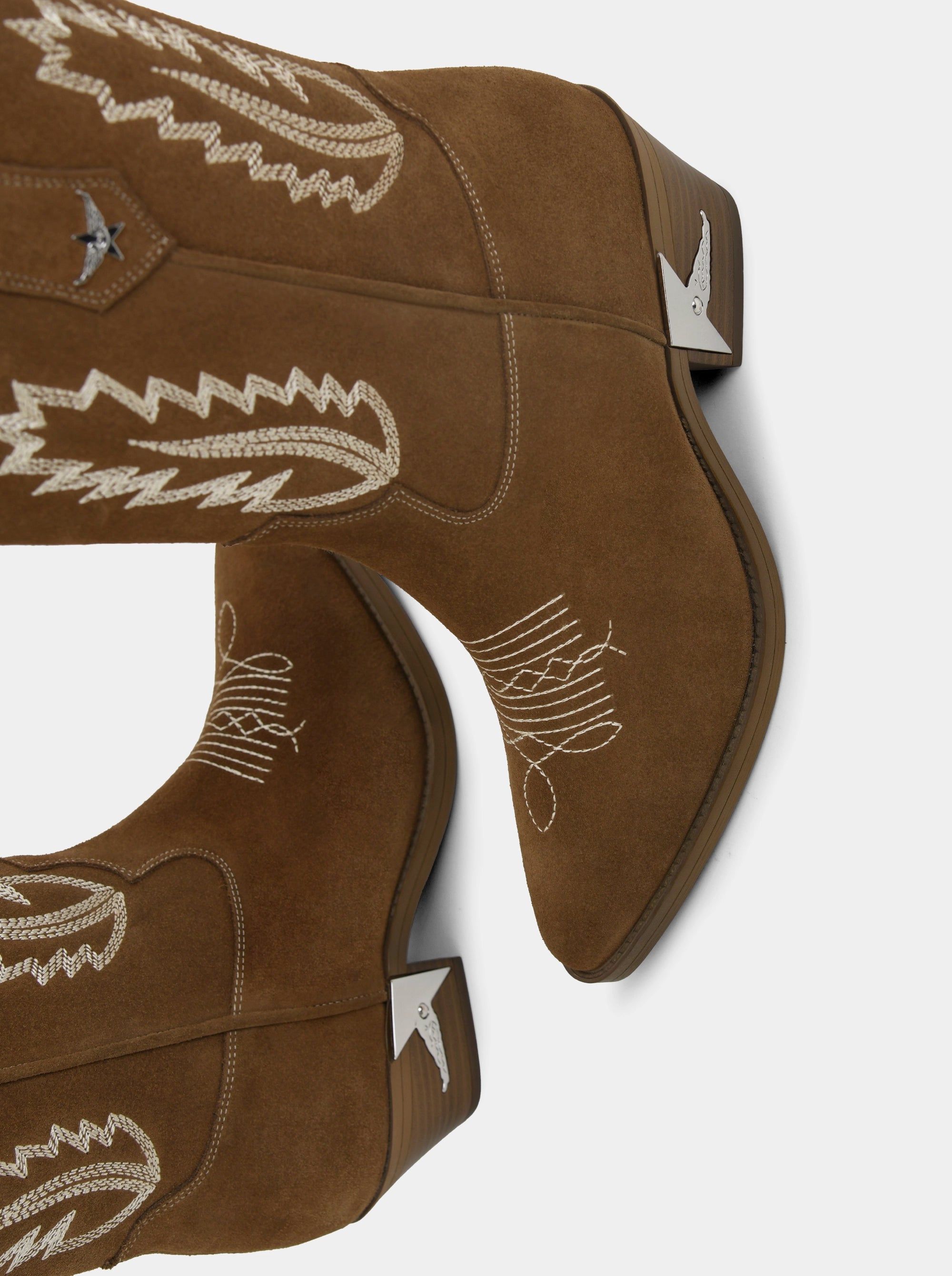 COACHELLA TABACCO SUEDE BOOTIES