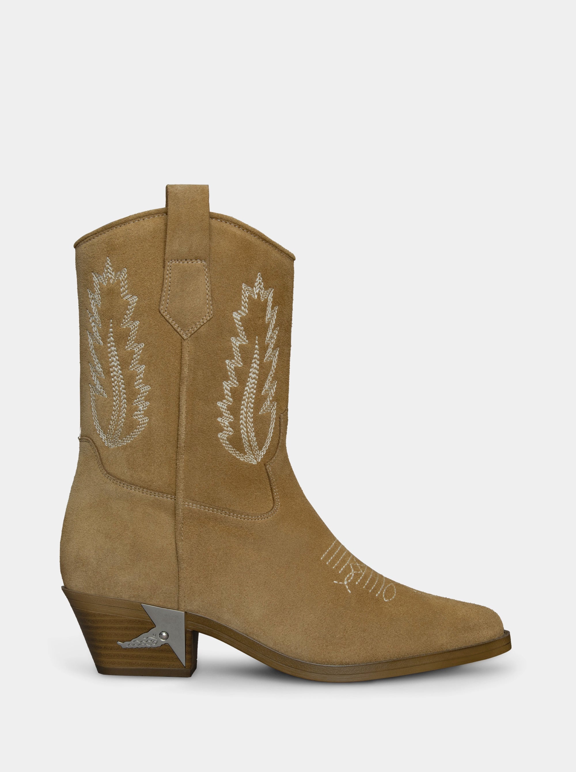 COACHELLA CAMEL SUEDE BOOTIES