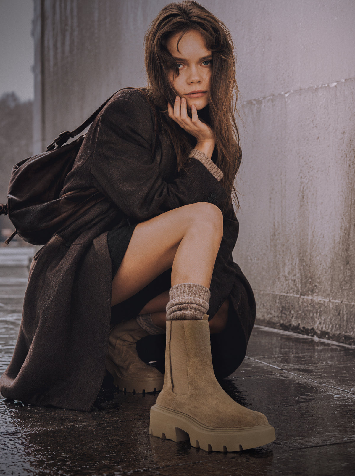 CONTAC COMO SUEDE BOOTIES