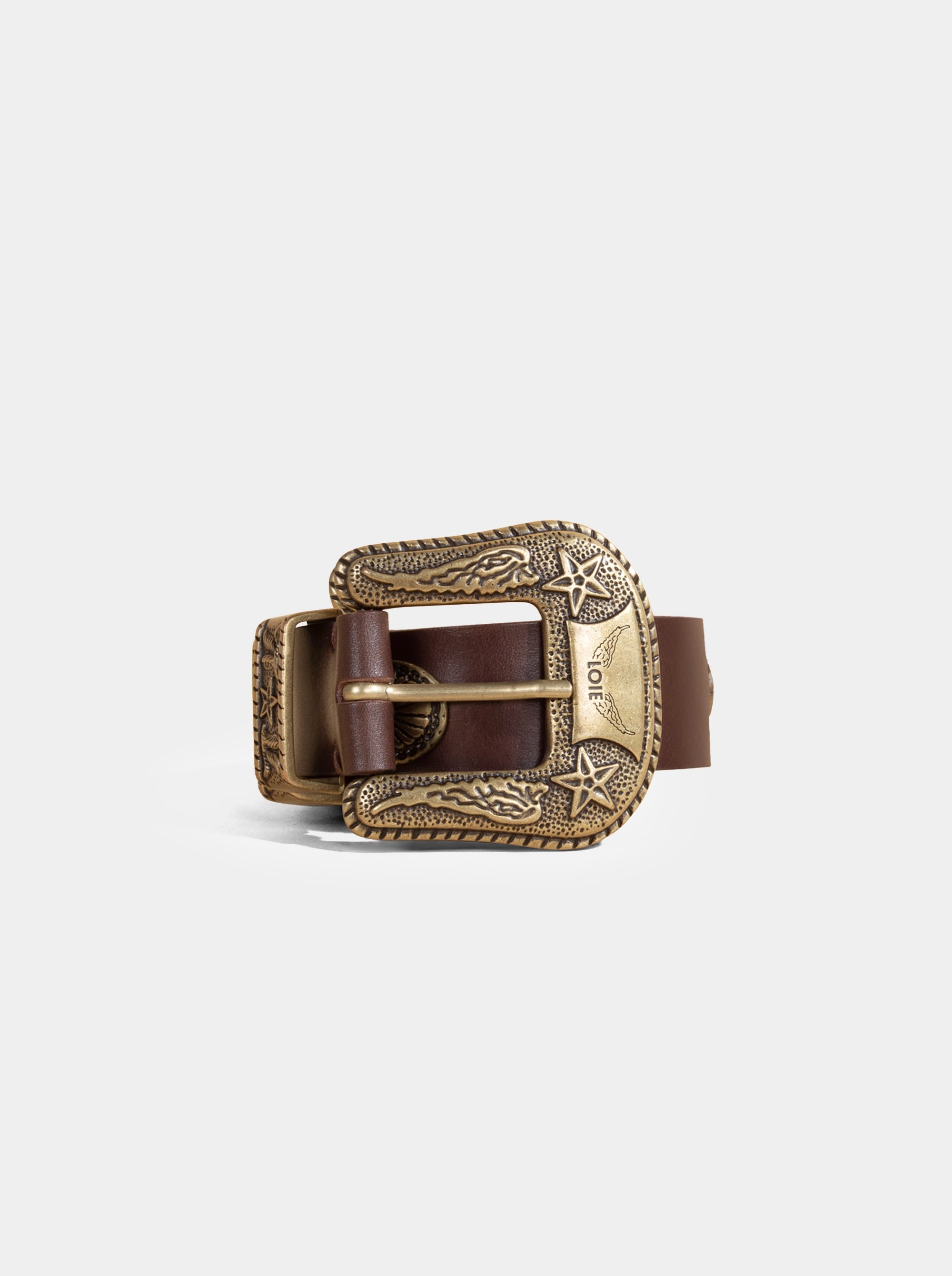 DAYSTAR BROWN LEATHER BELT