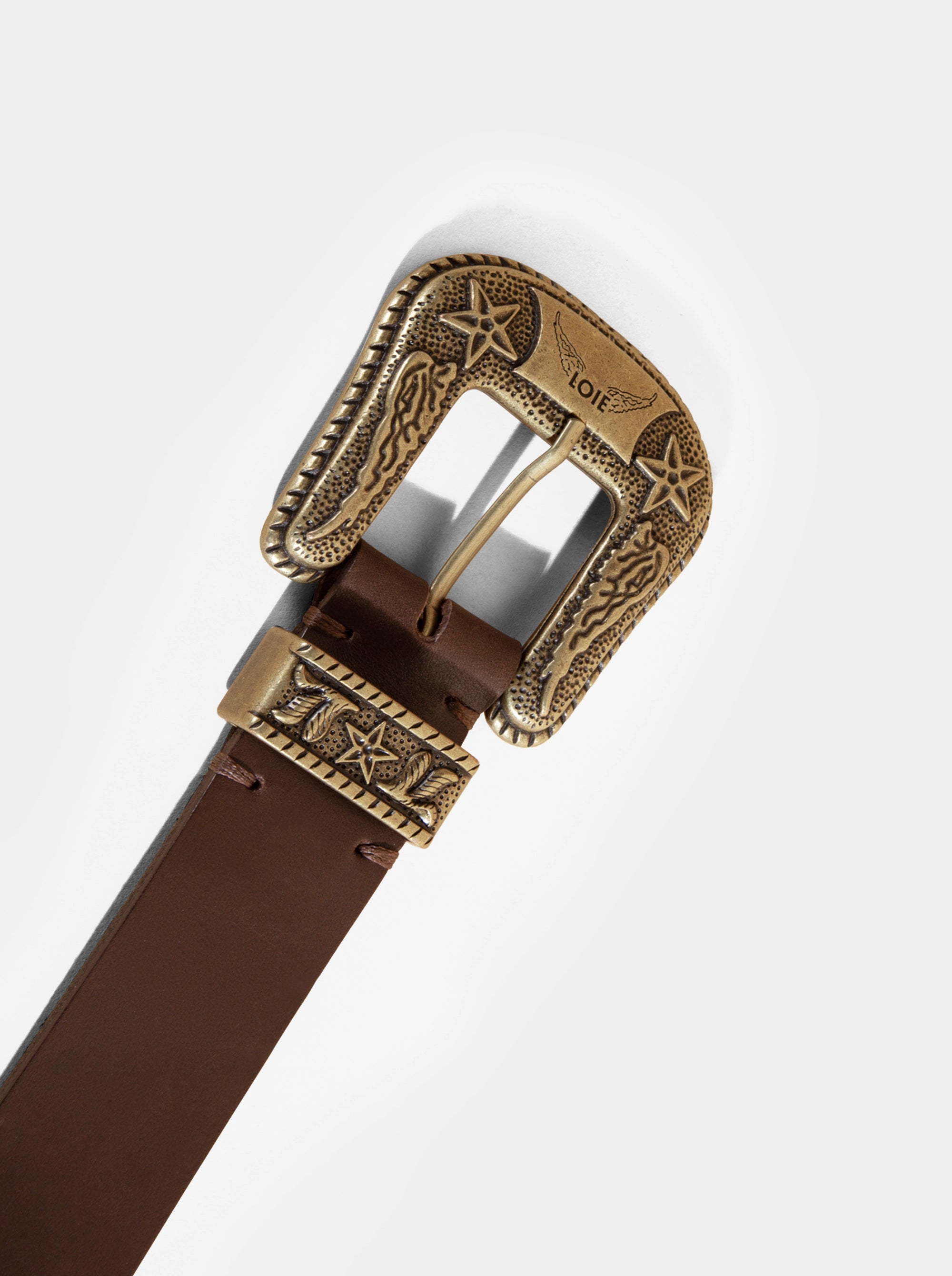 DAYSTAR BROWN LEATHER BELT