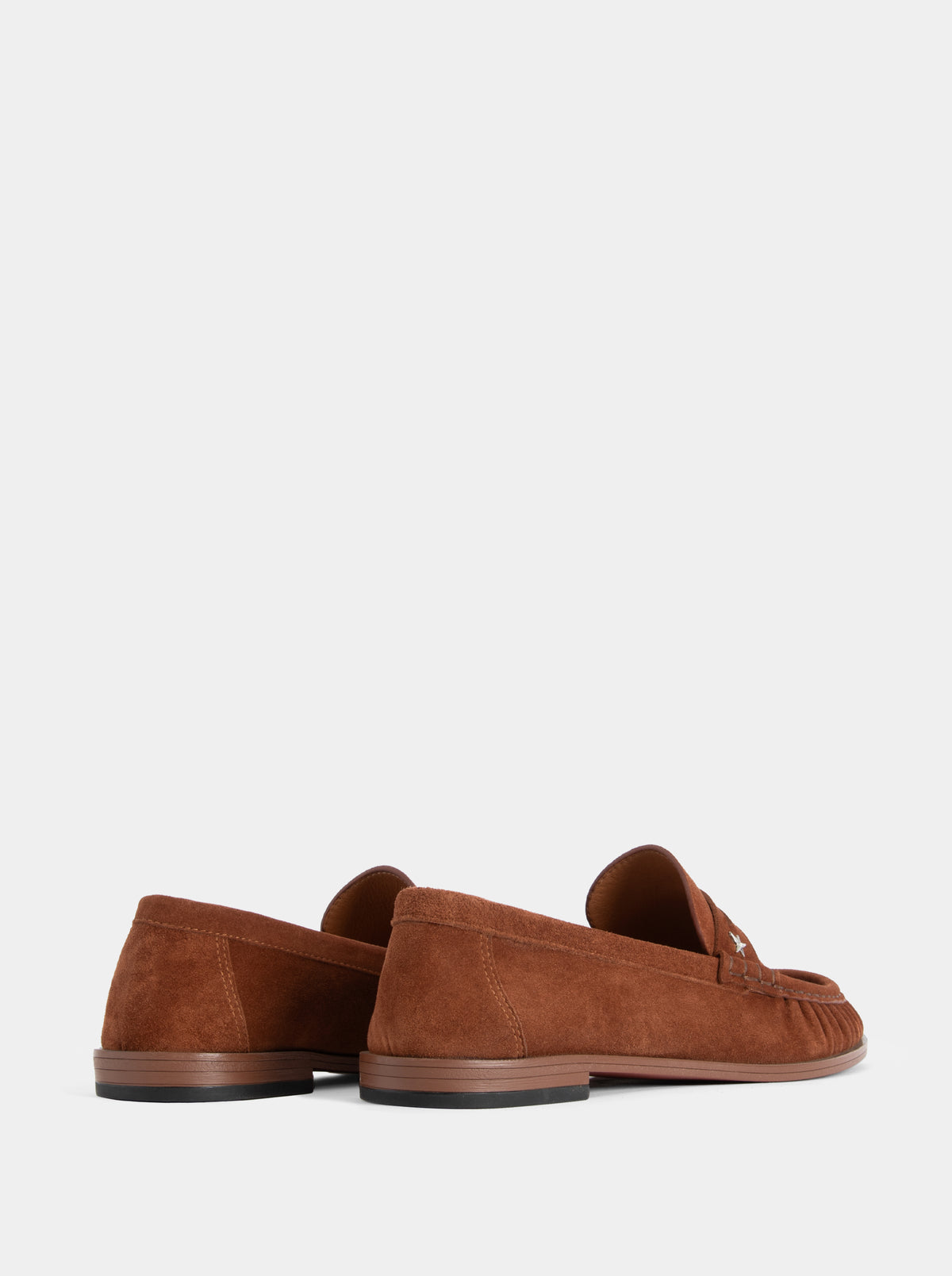 DROP TERACOTA SUEDE SHOES