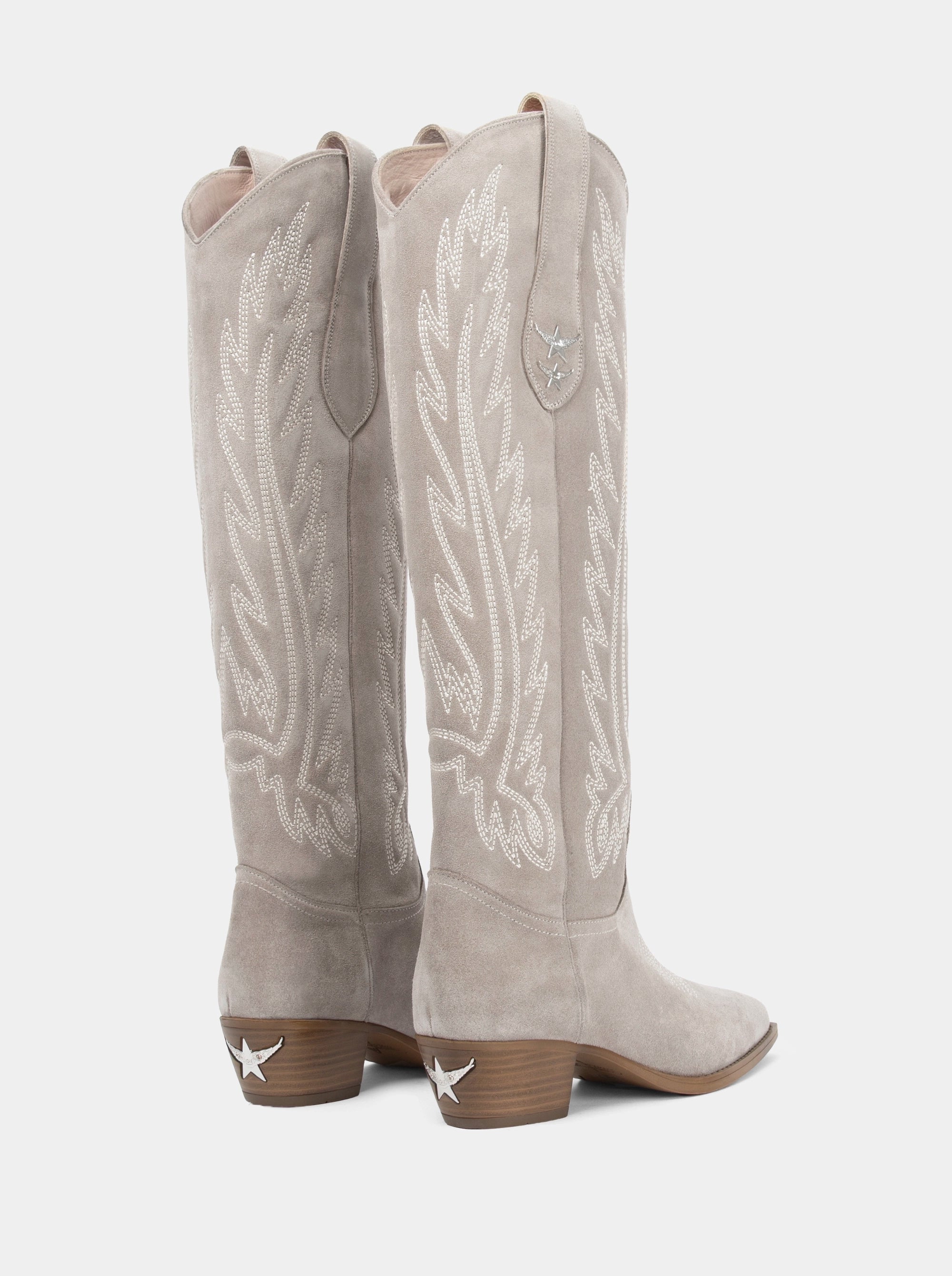 ELENORA MINK SUEDE BOOTS