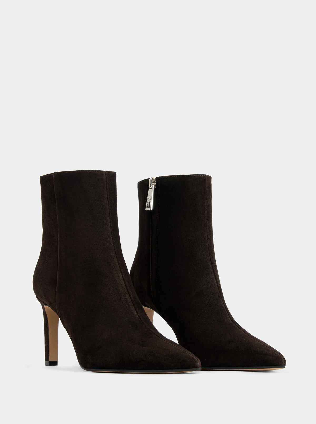 ELSA BROWN SUEDE BOOTIES