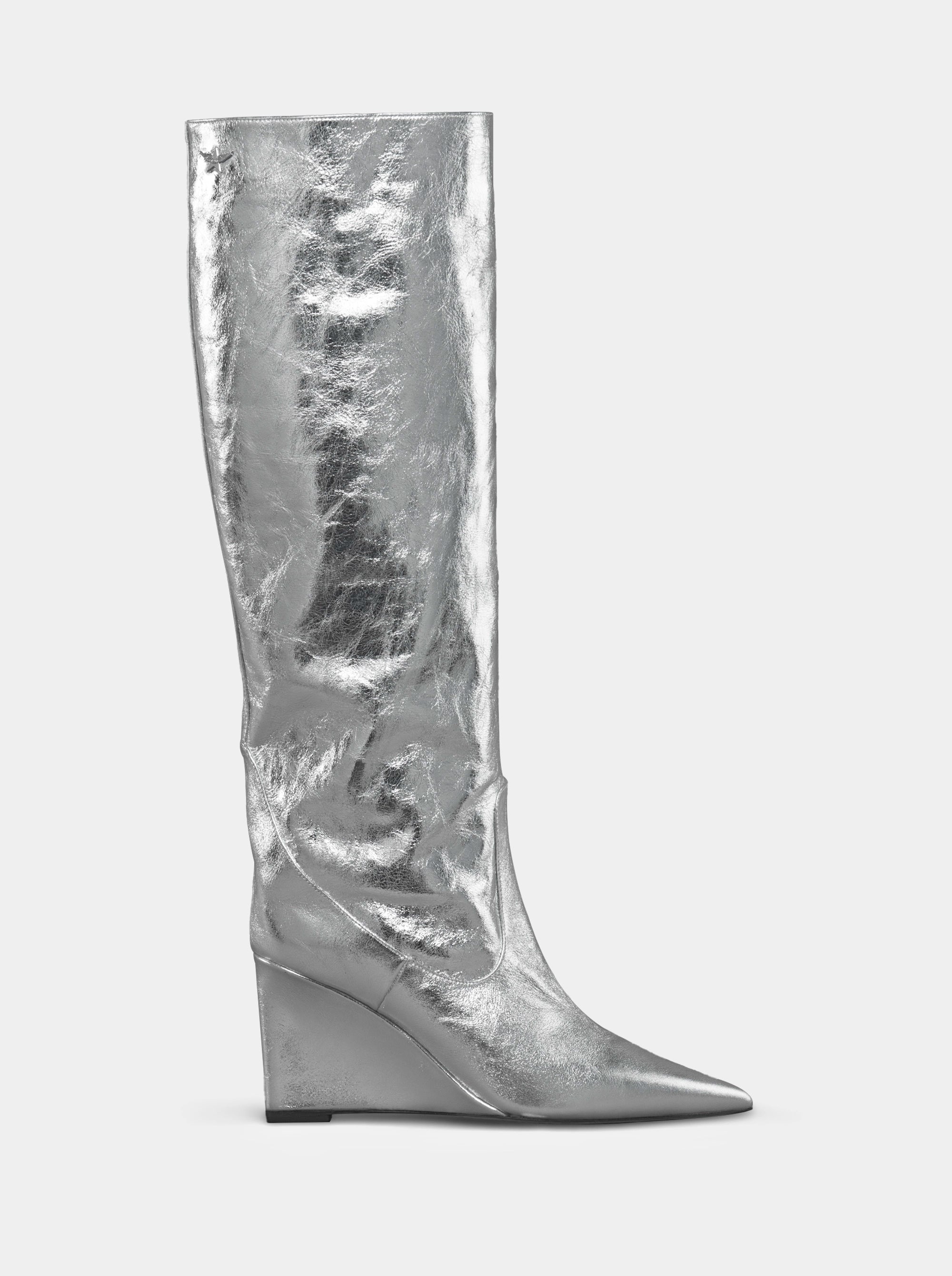 EMILY METALLIC LEATHER BOOTS