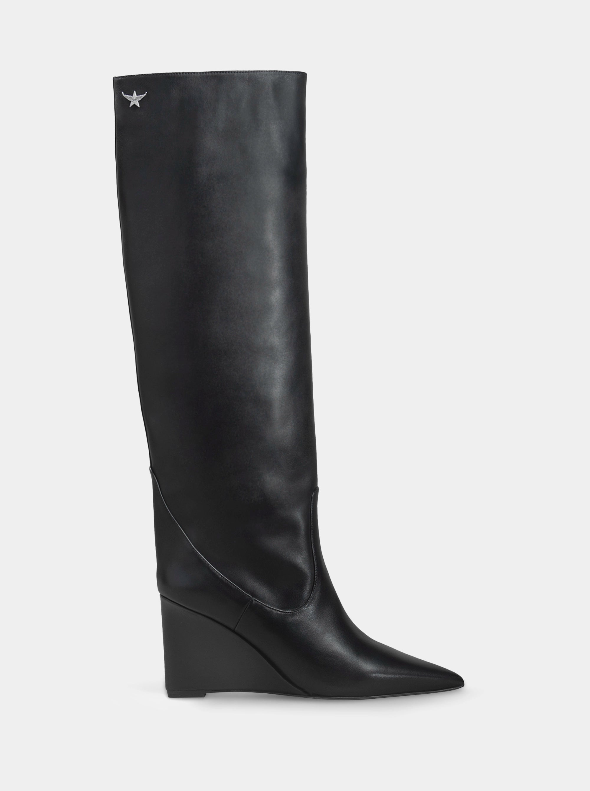 EMILY BLACK LEATHER BOOTS