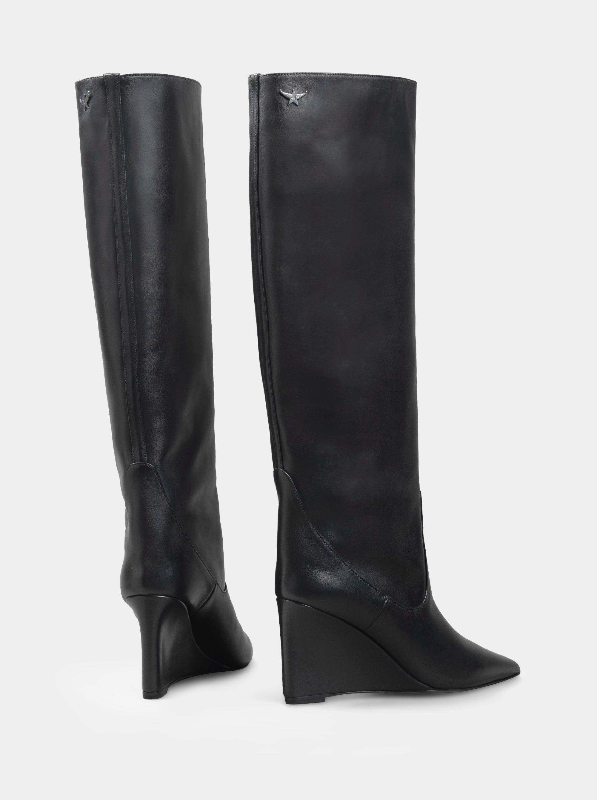 EMILY BLACK LEATHER BOOTS