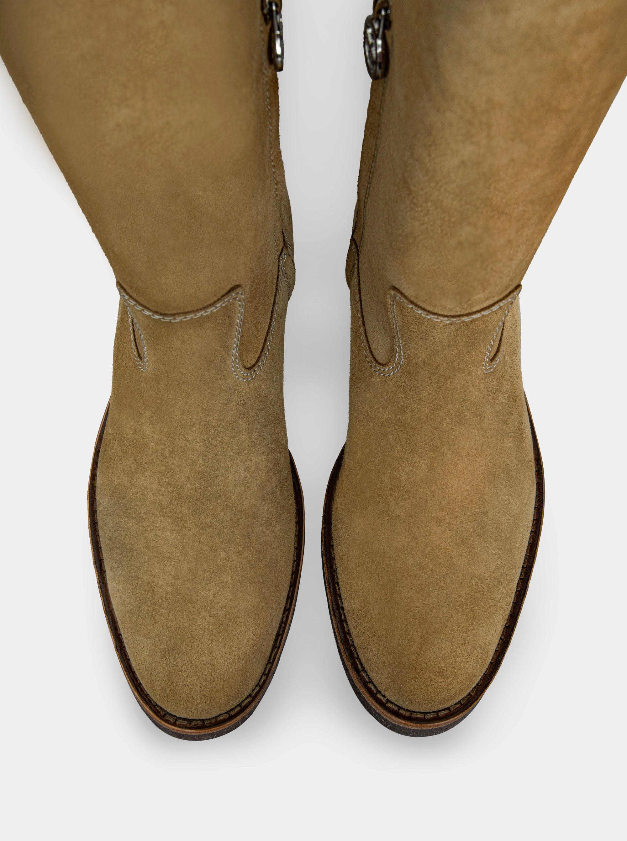 ENJOY CAMEL SUEDE BOOTS