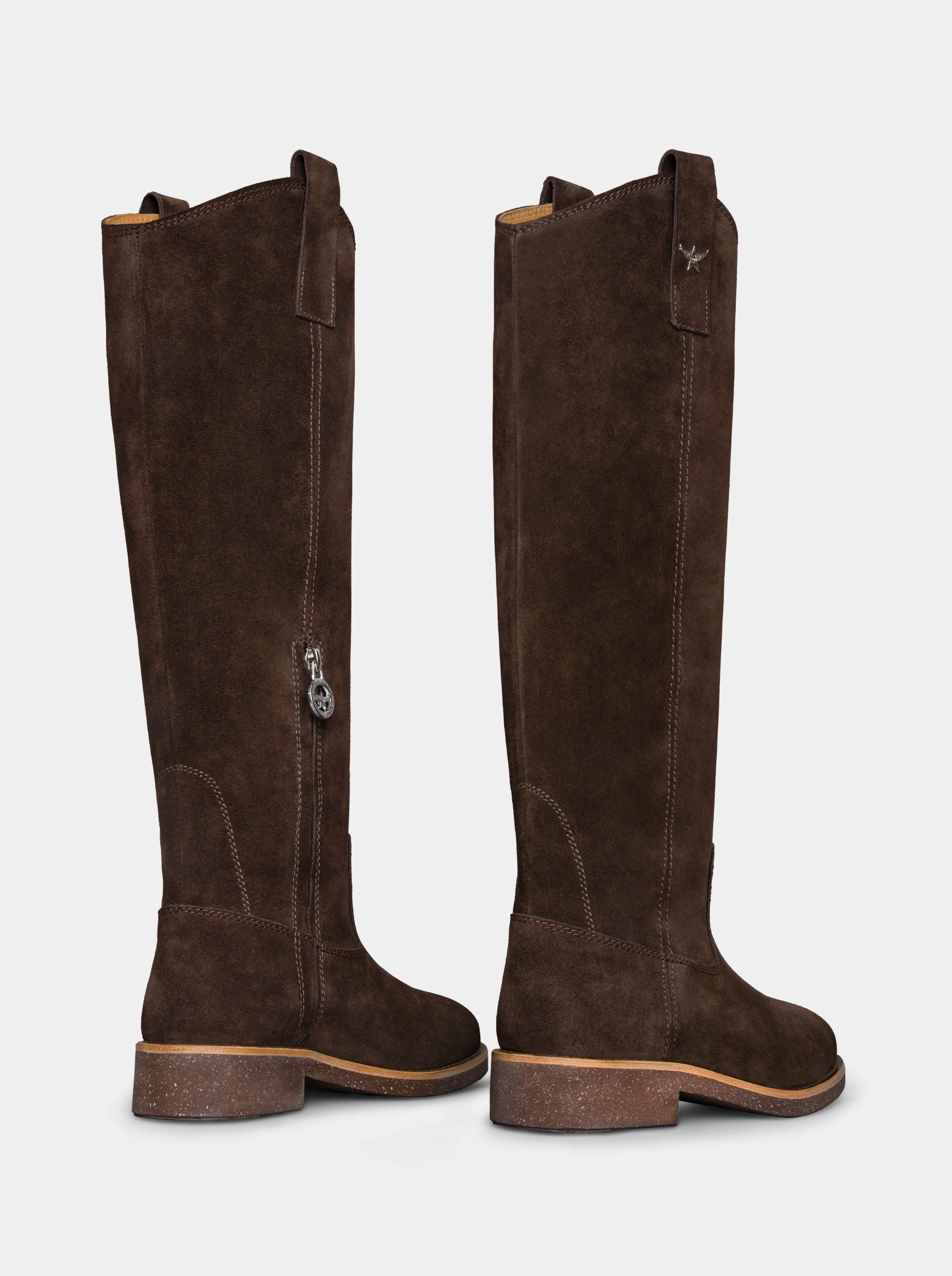 ENJOY BROWN SUEDE BOOTS