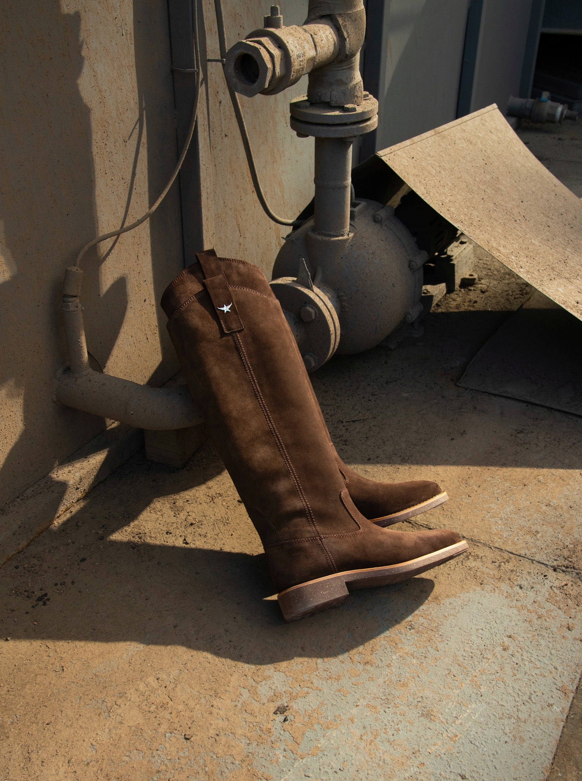 ENJOY BROWN SUEDE BOOTS