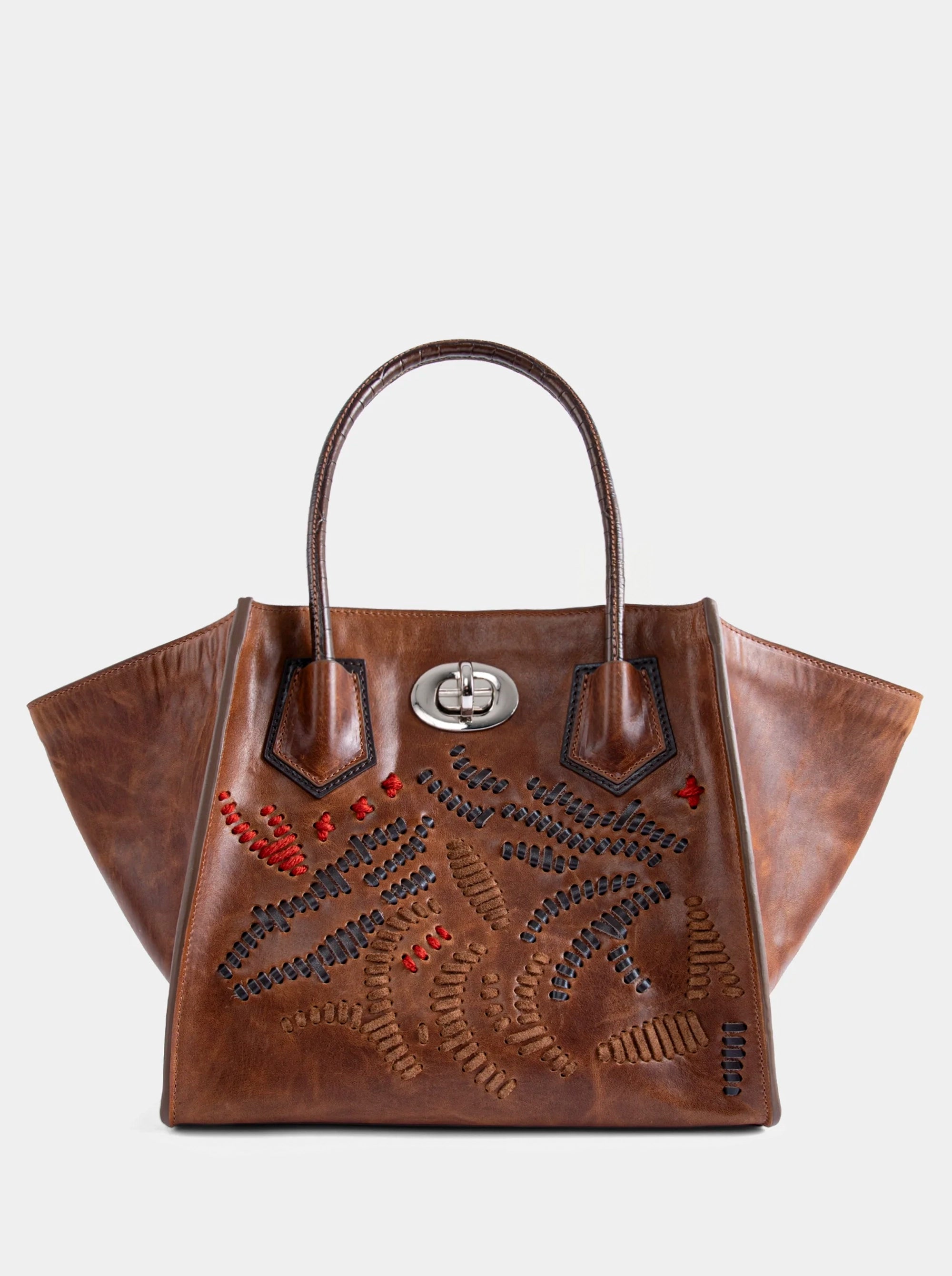 ESSENTIAL CARAMEL BROWN LEATHER BAG
