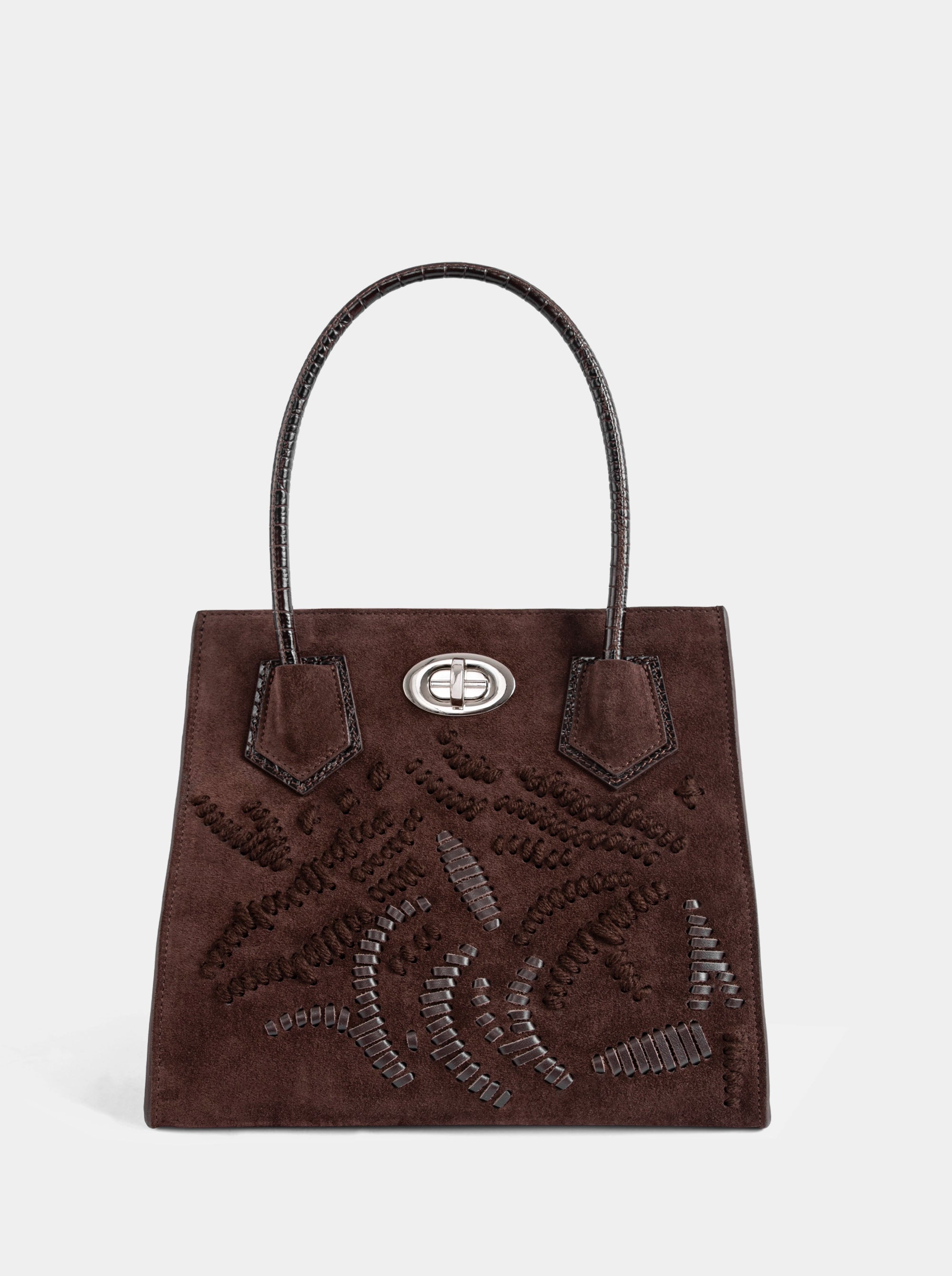 ESSENTIAL BROWN SUEDE BAG