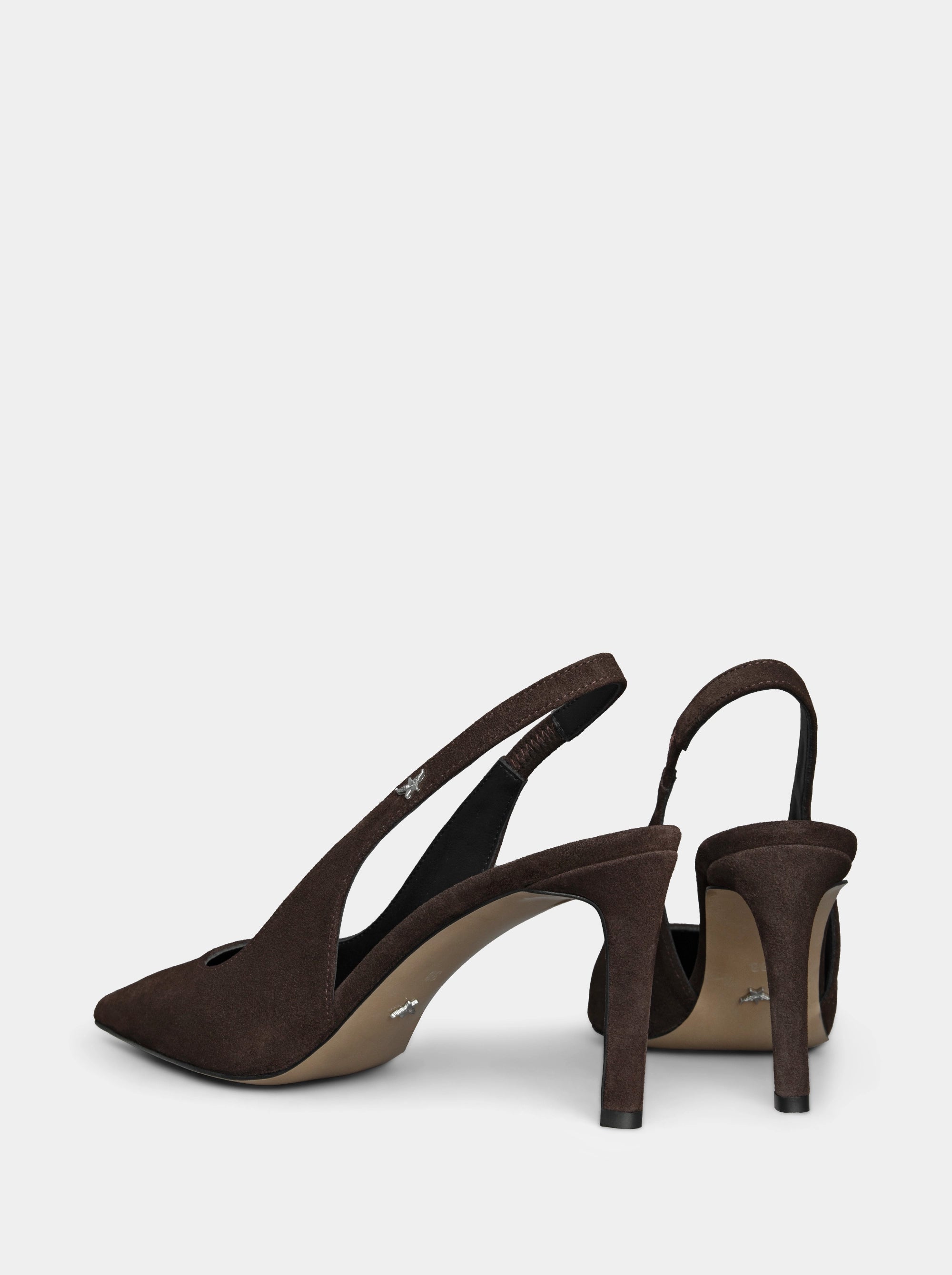 FORCE BROWN SUEDE PUMPS