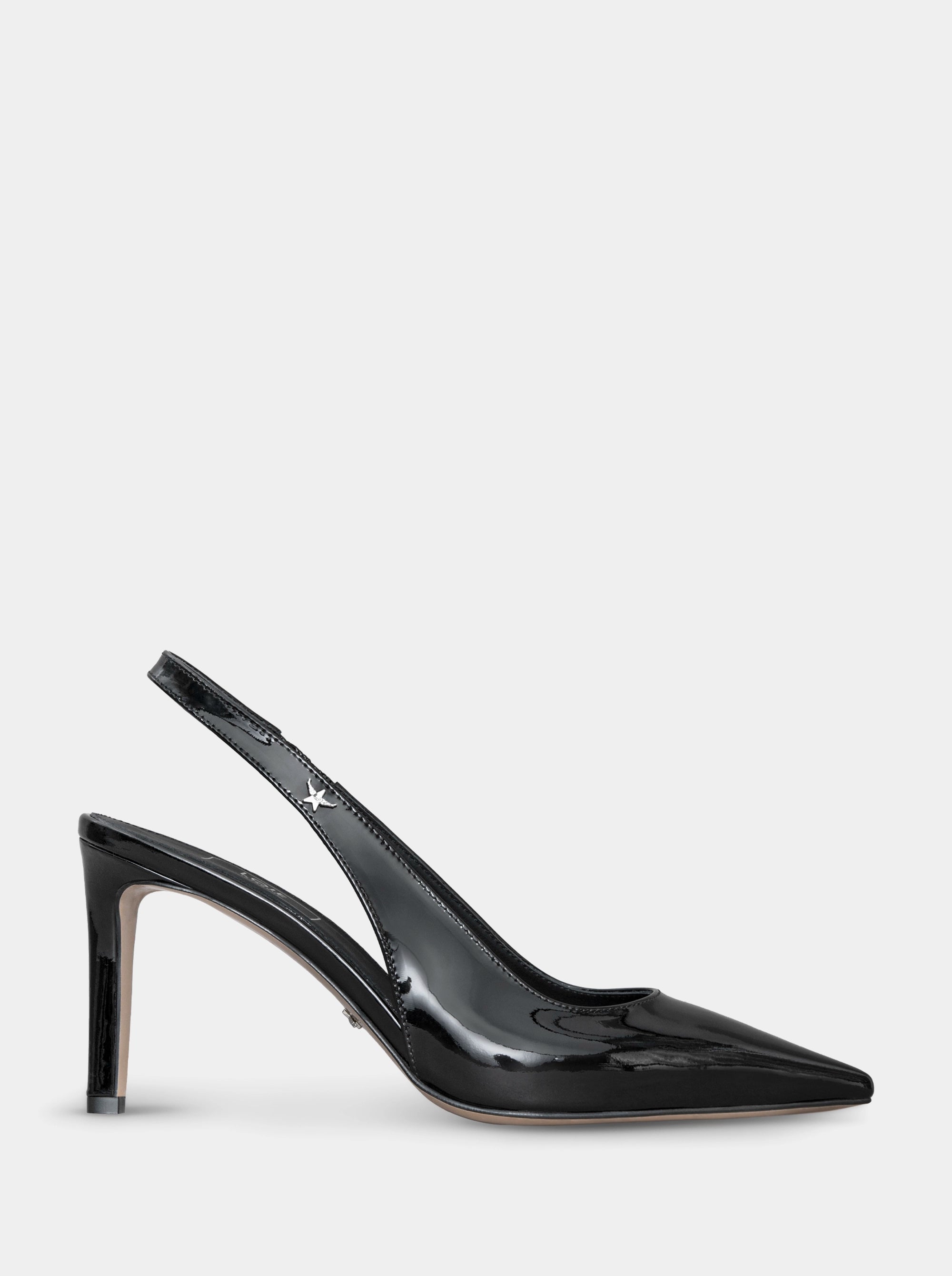 FORCE BLACK PATENT PUMPS