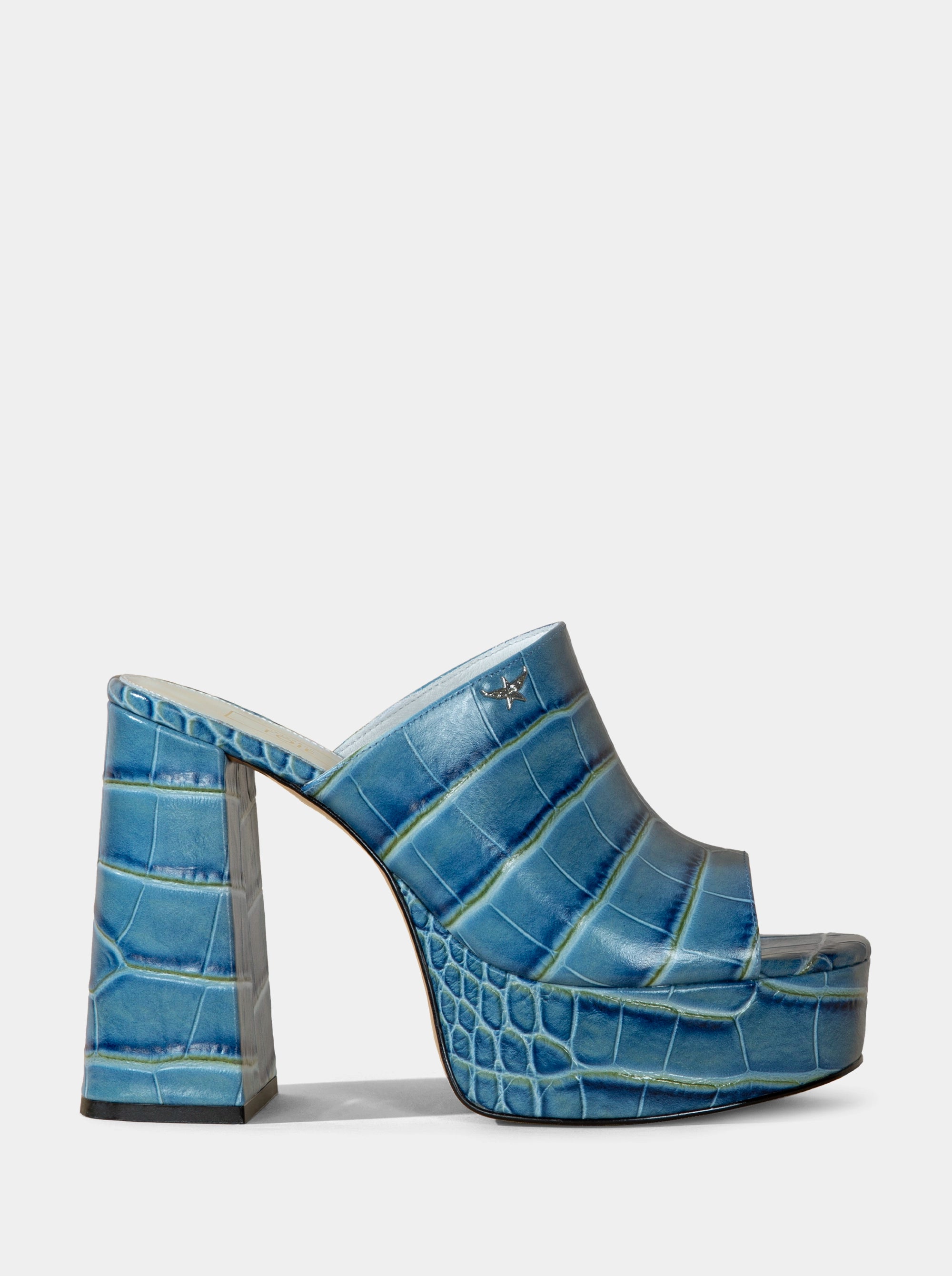 FOREVER BLUE CROCO SLIPPERS