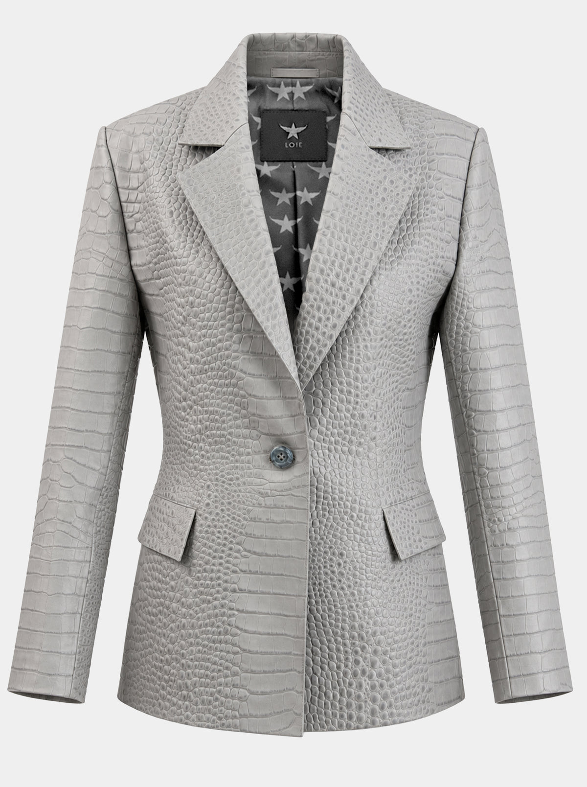 GLORIA GRAY BLAZER JACKET